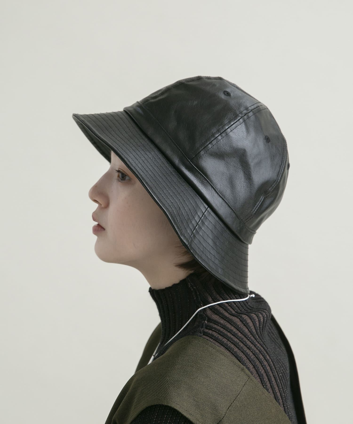  「レザーバケットHAT」|ハット|
