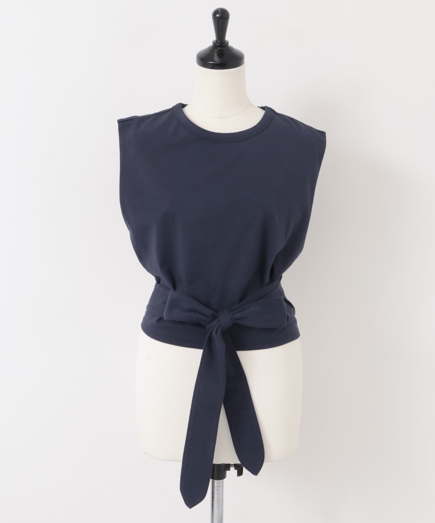  「ウエストノットノースリーブトップス」|Tシャツ・カットソー|