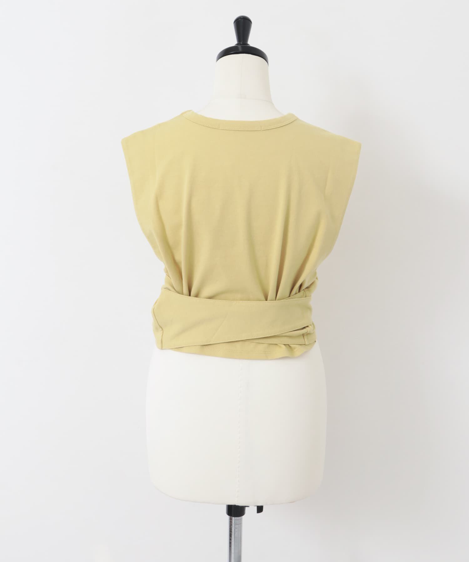  「ウエストノットノースリーブトップス」|Tシャツ・カットソー|