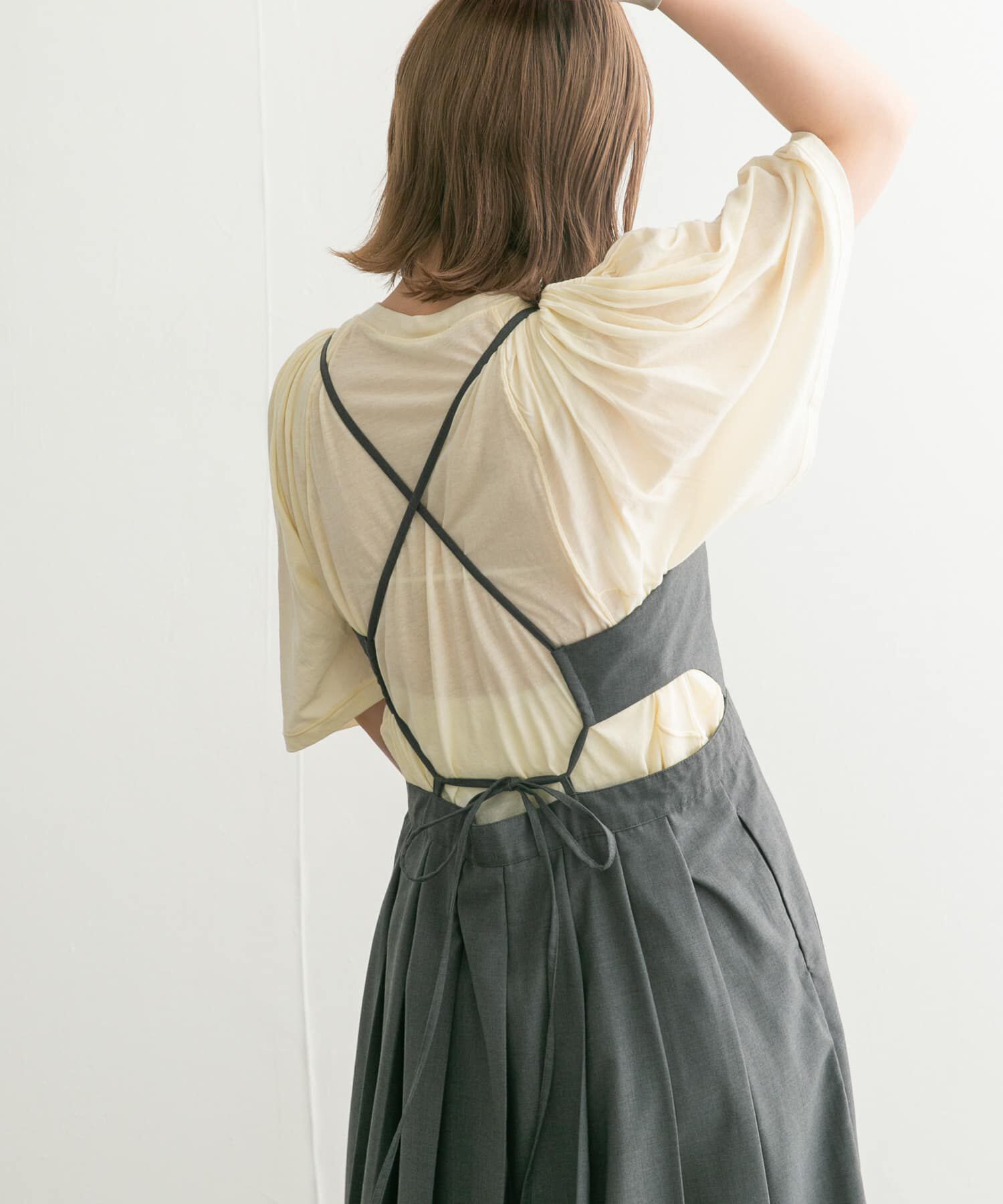  「フリルスリーブシアーカットソー」|Tシャツ・カットソー|