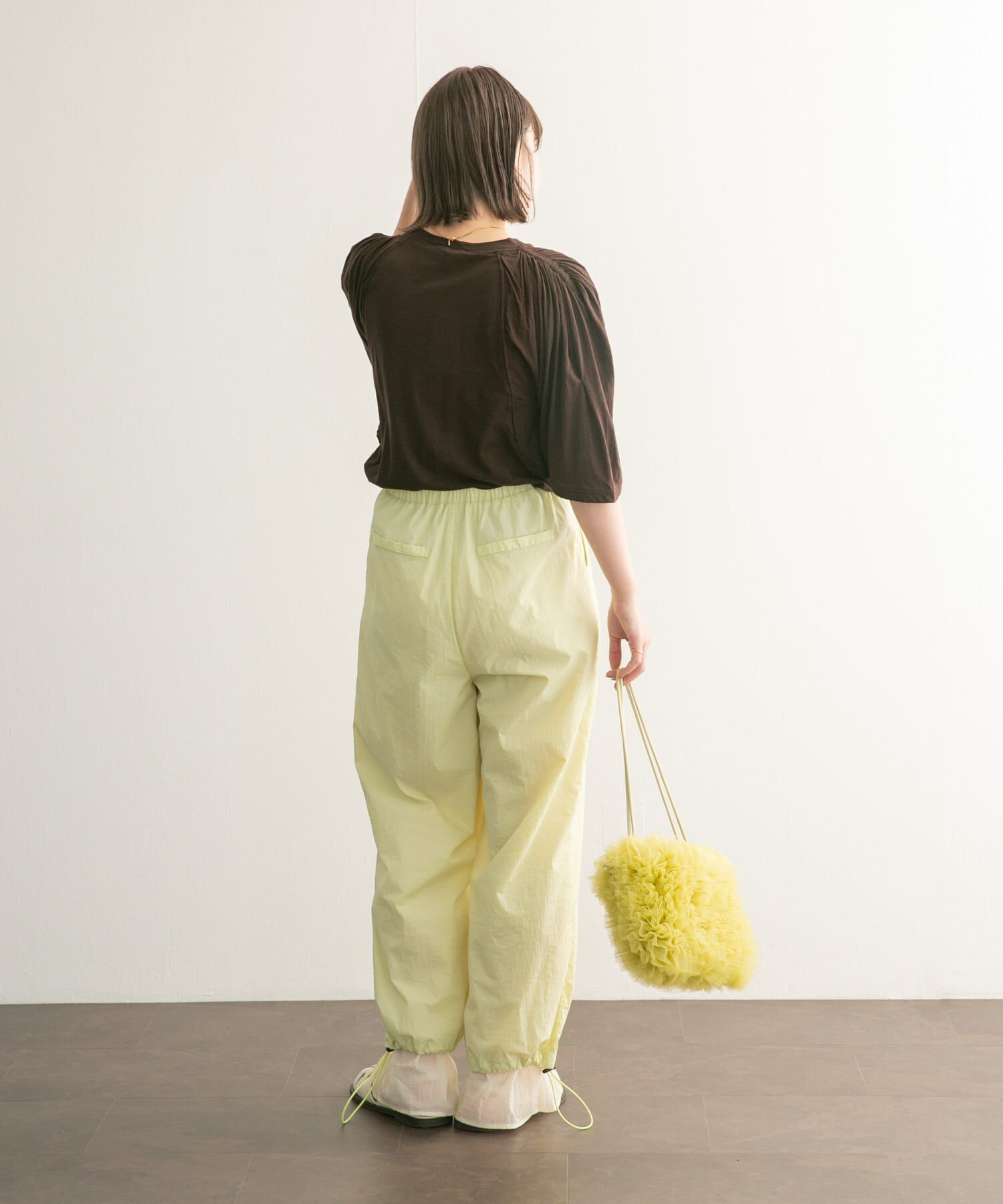  「フリルスリーブシアーカットソー」|Tシャツ・カットソー|