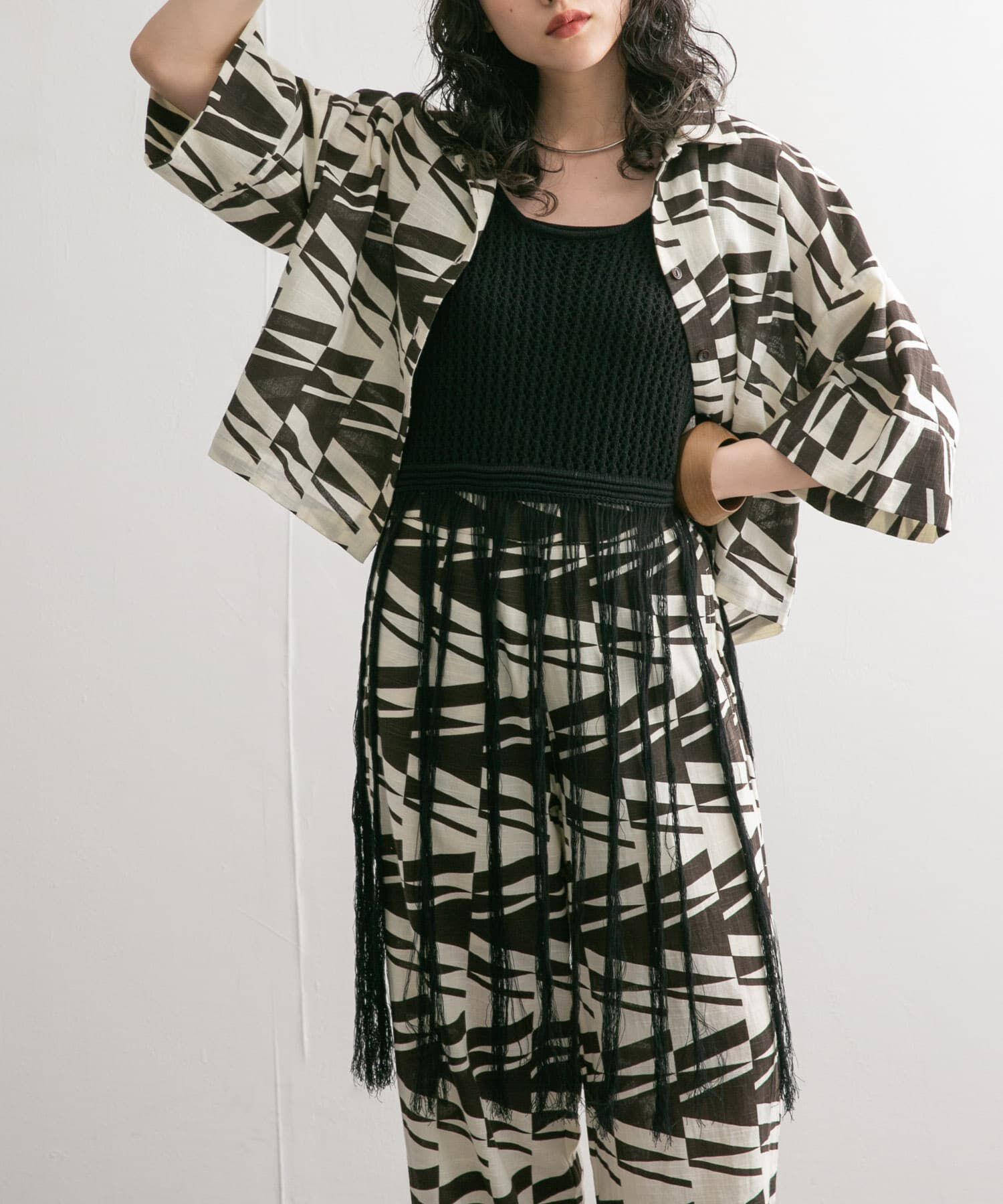  「フリンジニットタンクトップ」|ニット・セーター|