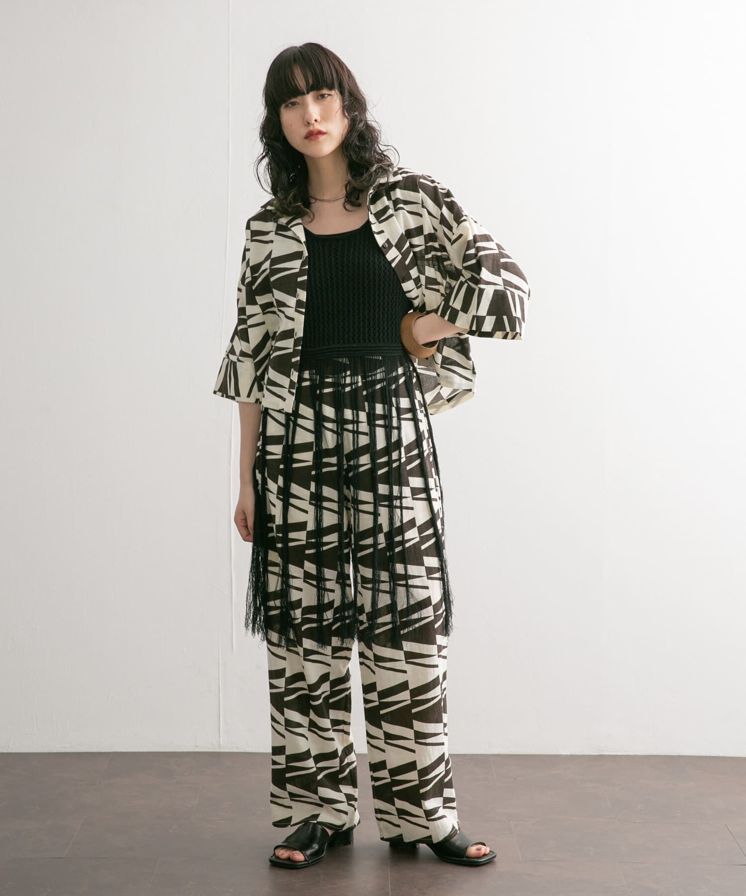  「フリンジニットタンクトップ」|ニット・セーター|