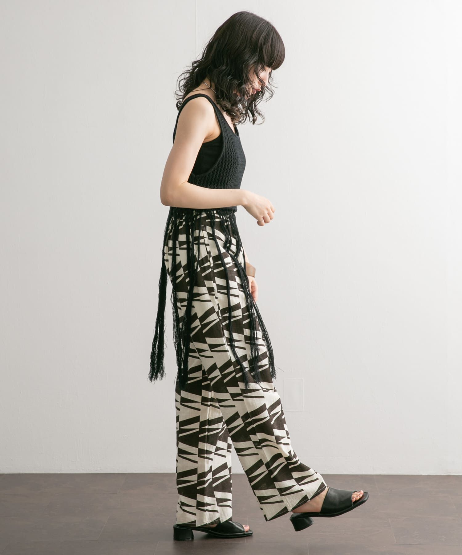  「フリンジニットタンクトップ」|ニット・セーター|