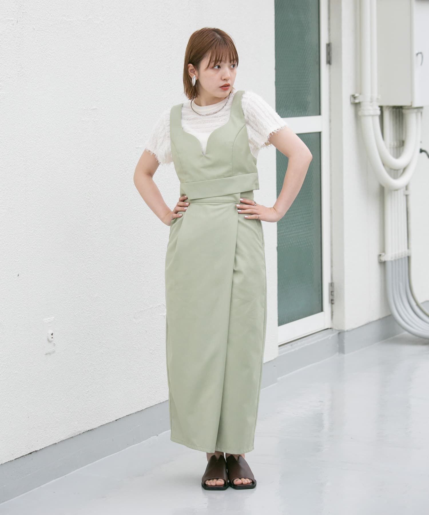  「ビスチェSETワンピース」|ワンピース|