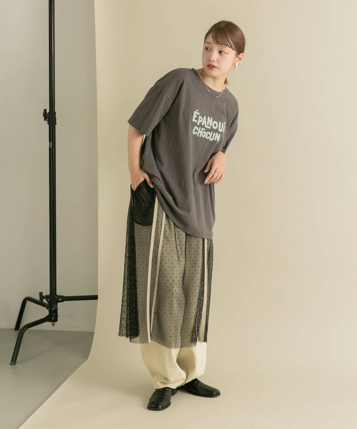  「シアープリントBIG TEE」|Tシャツ・カットソー|