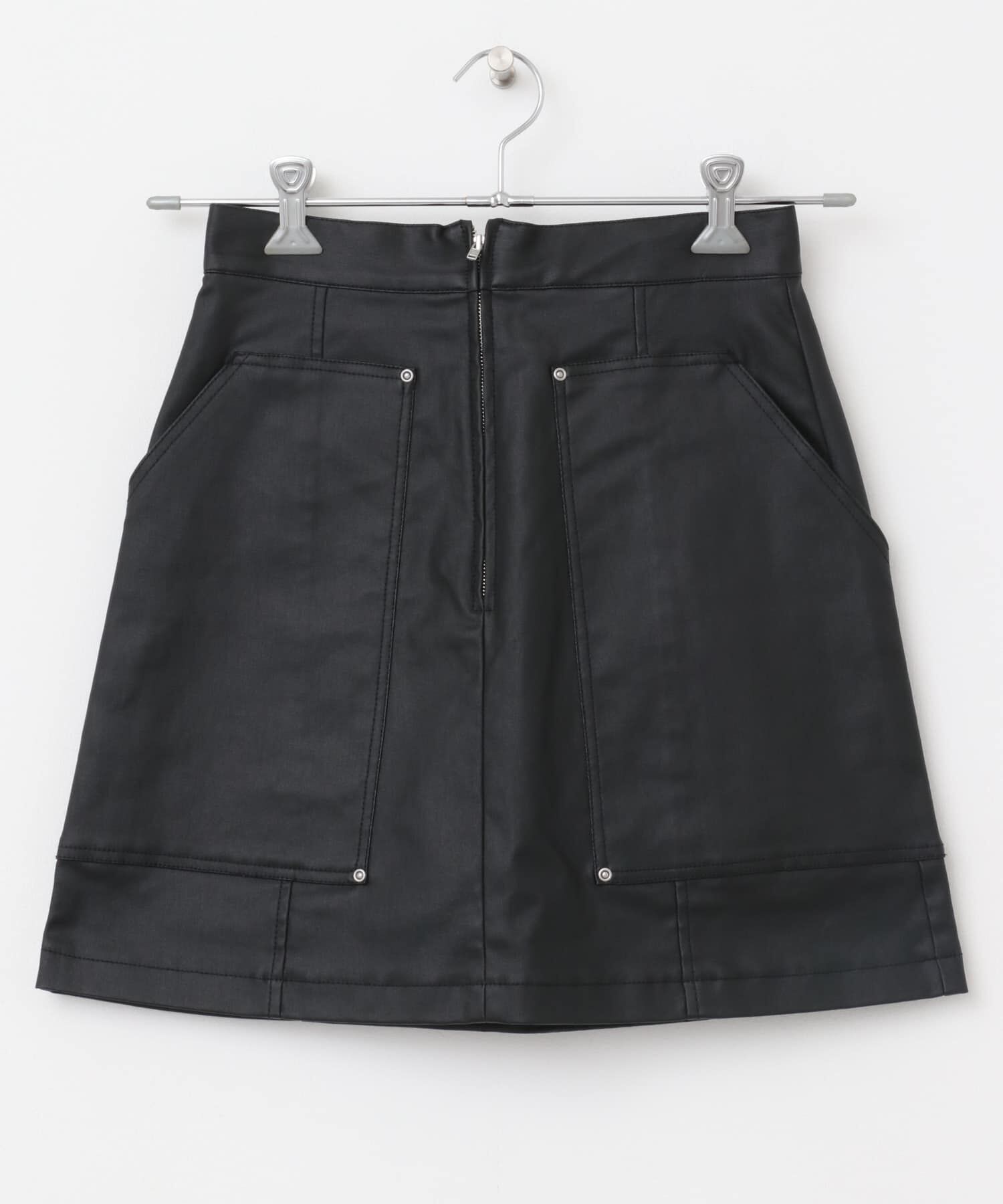  「コーティングミニスカート」|スカート|