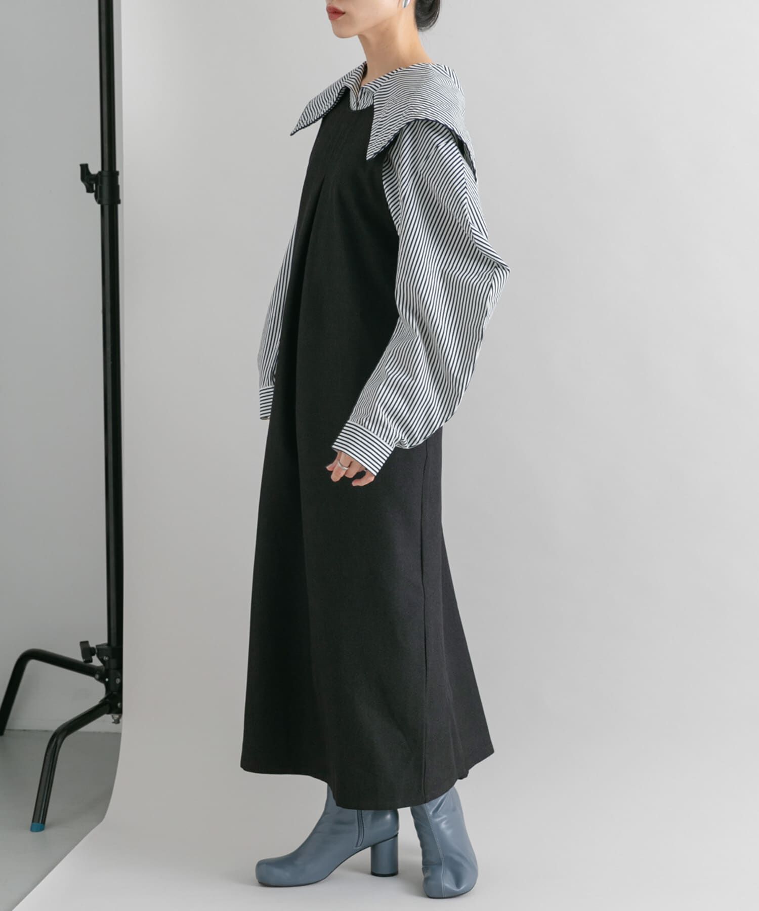  「ステッチデザインラウンドトゥブーツ」|ショートブーツ|