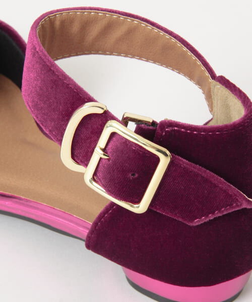  「ベロアセパレートパンプス&there4;」|パンプス|