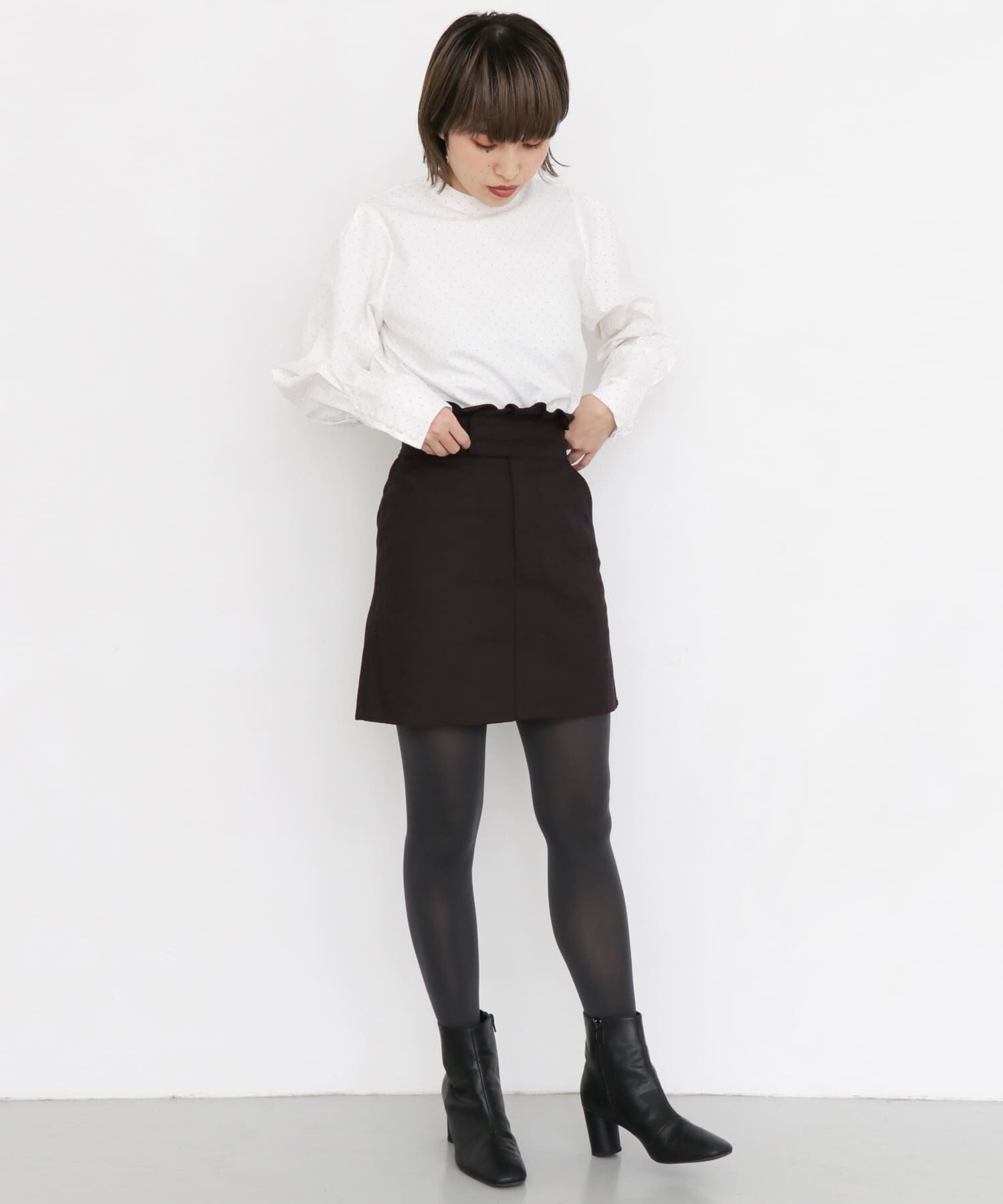  「ウエストフリルミニスカート」|スカート|