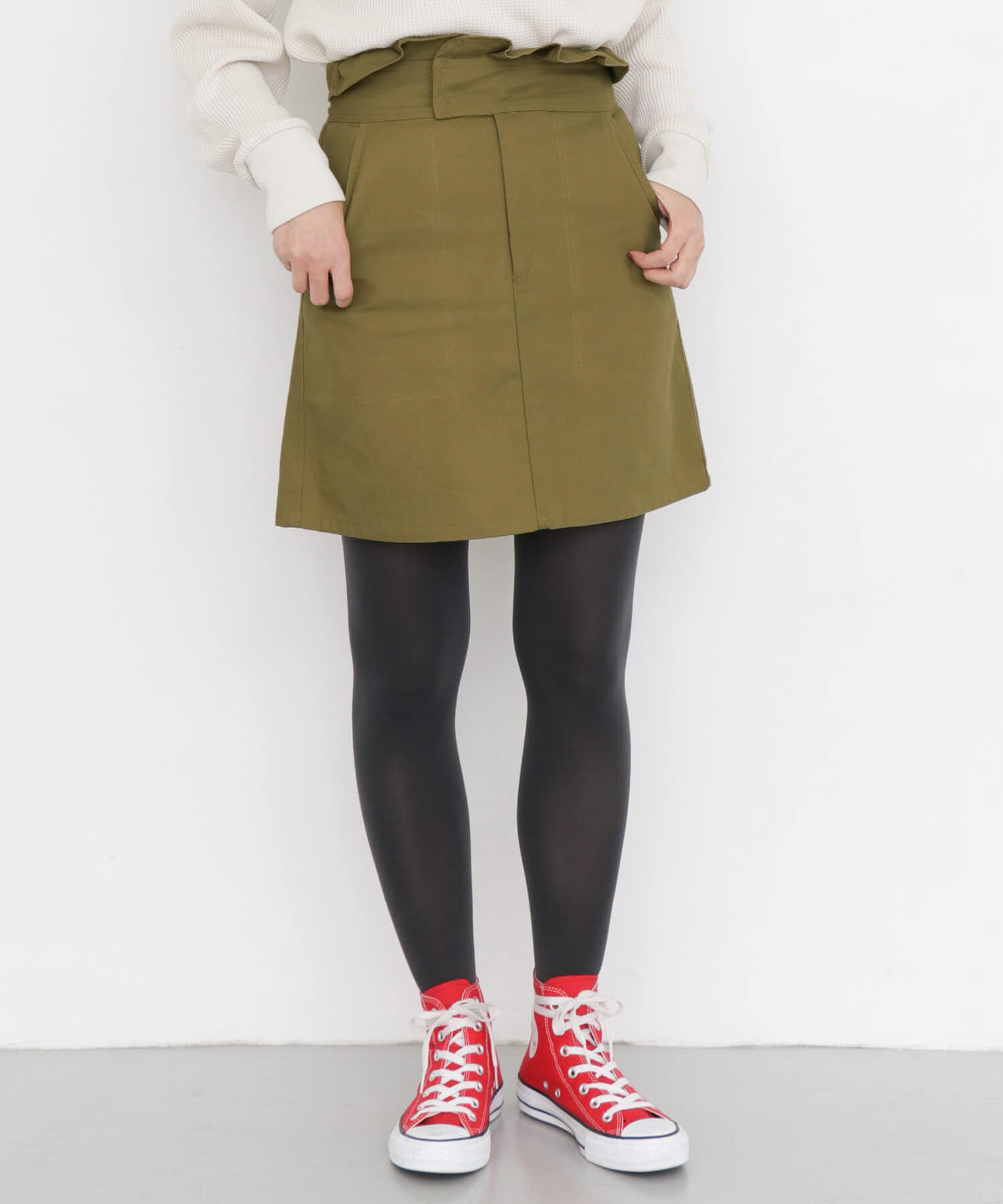  「ウエストフリルミニスカート」|スカート|