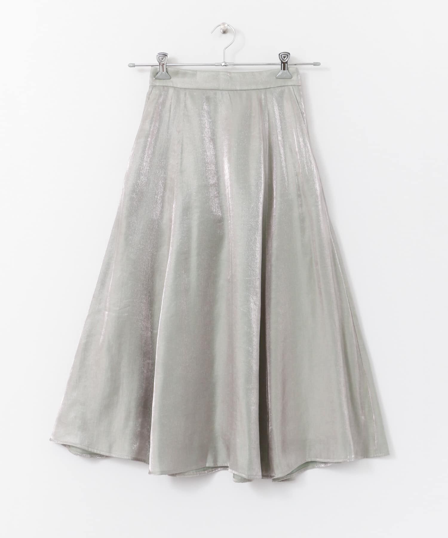  「メタリックフレアスカート&there4;」|スカート|