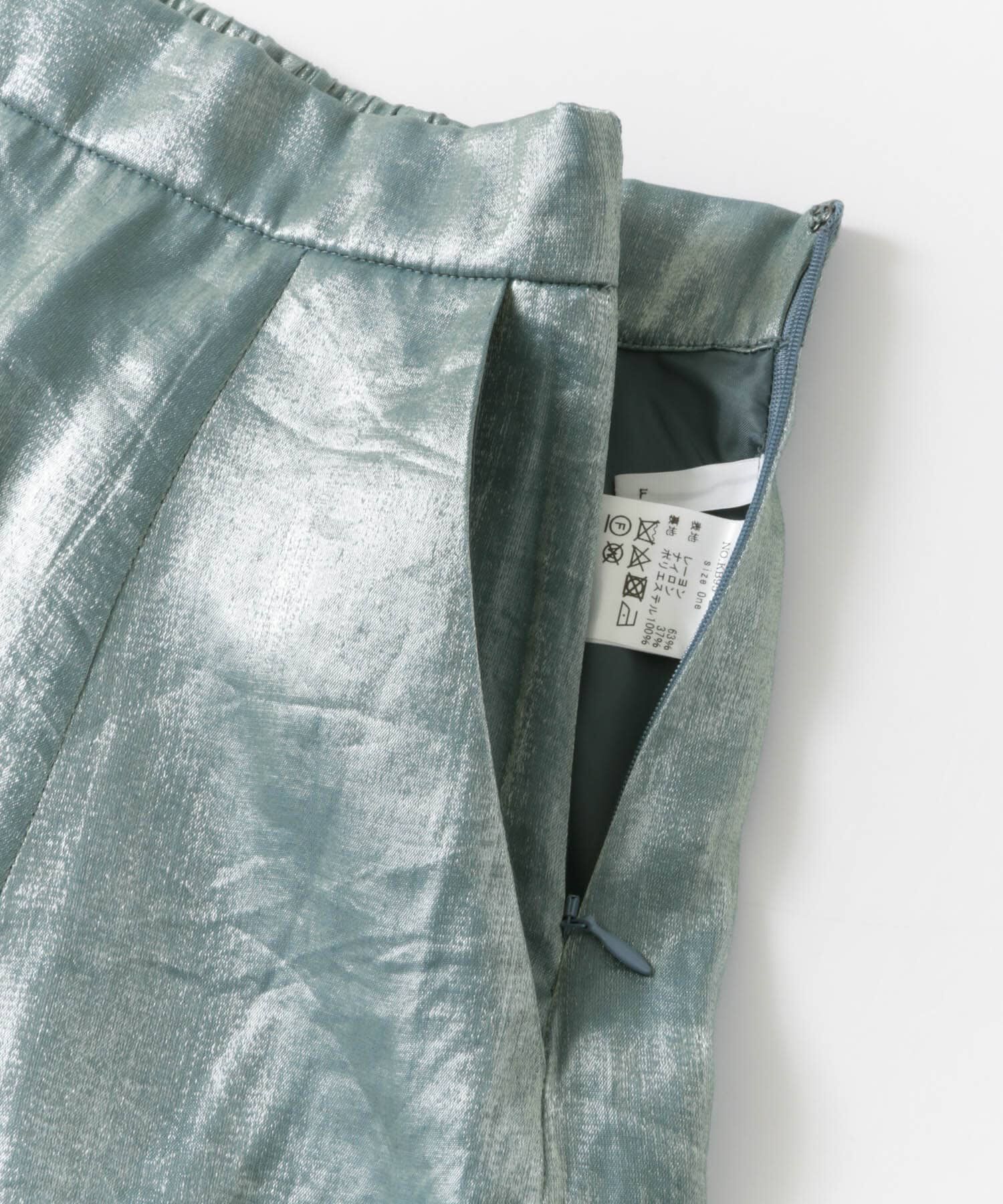  「メタリックフレアスカート&there4;」|スカート|