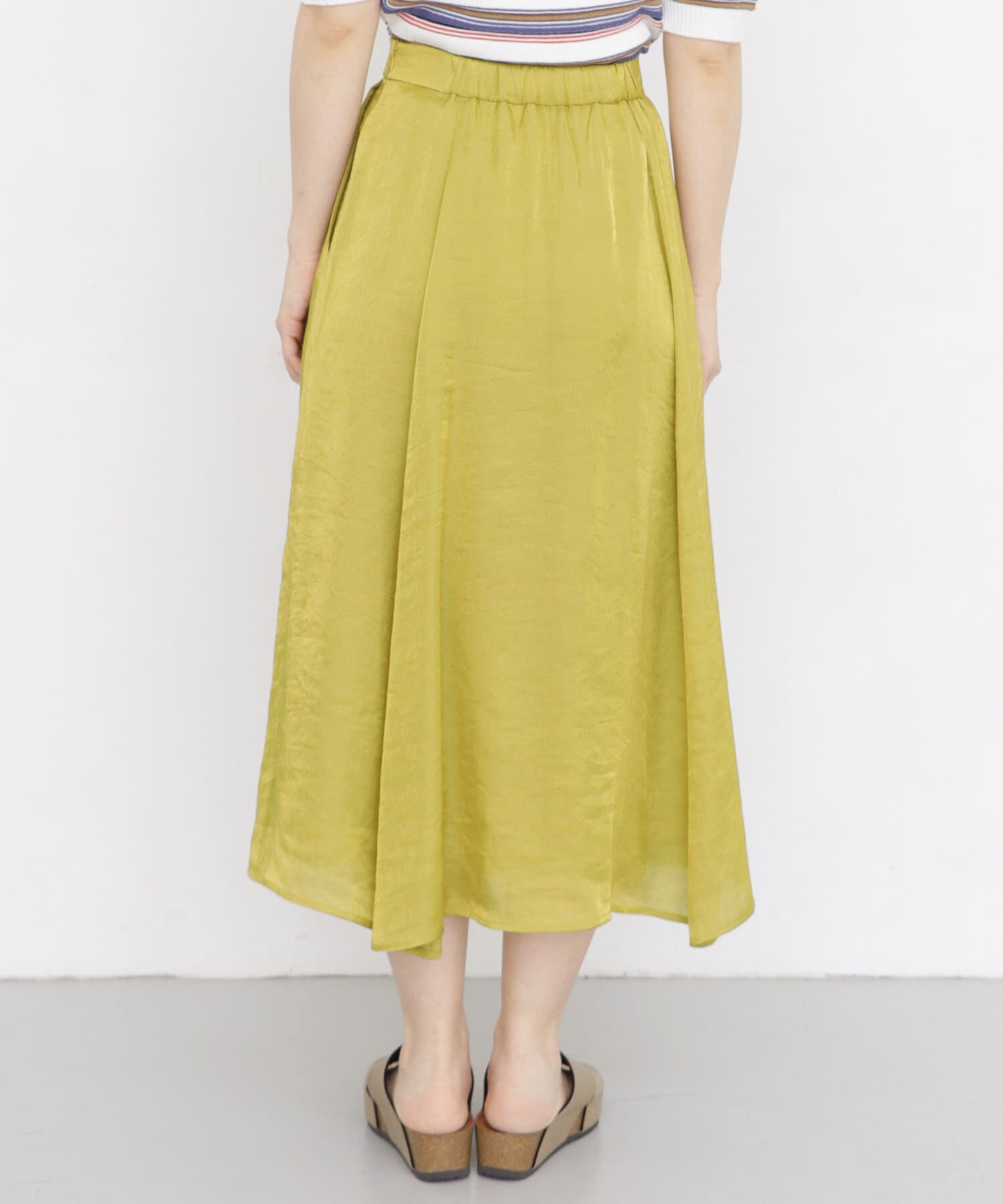  「メタリックフレアスカート&there4;」|スカート|