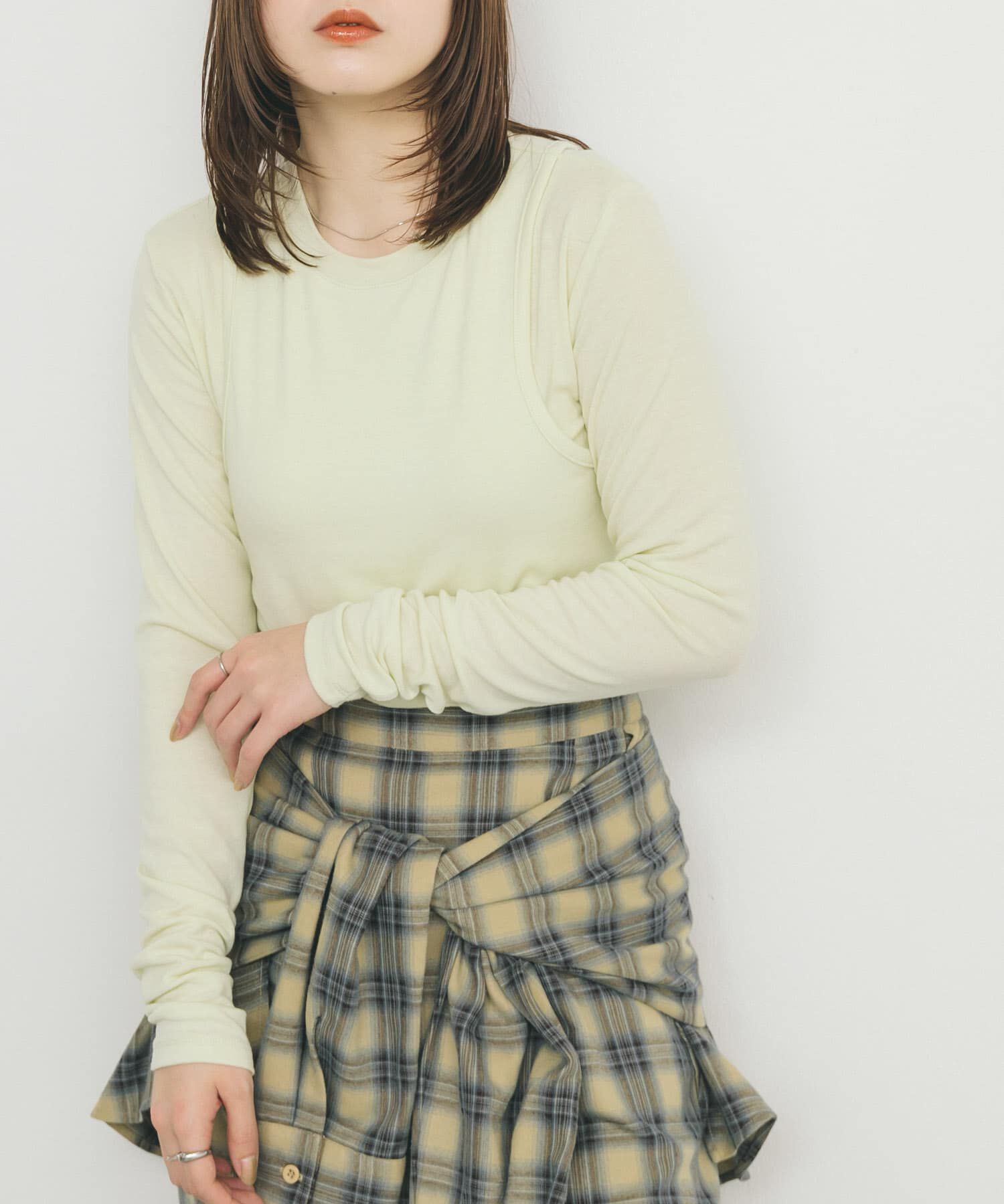  「レイヤードライクロンTEE」|Tシャツ・カットソー|