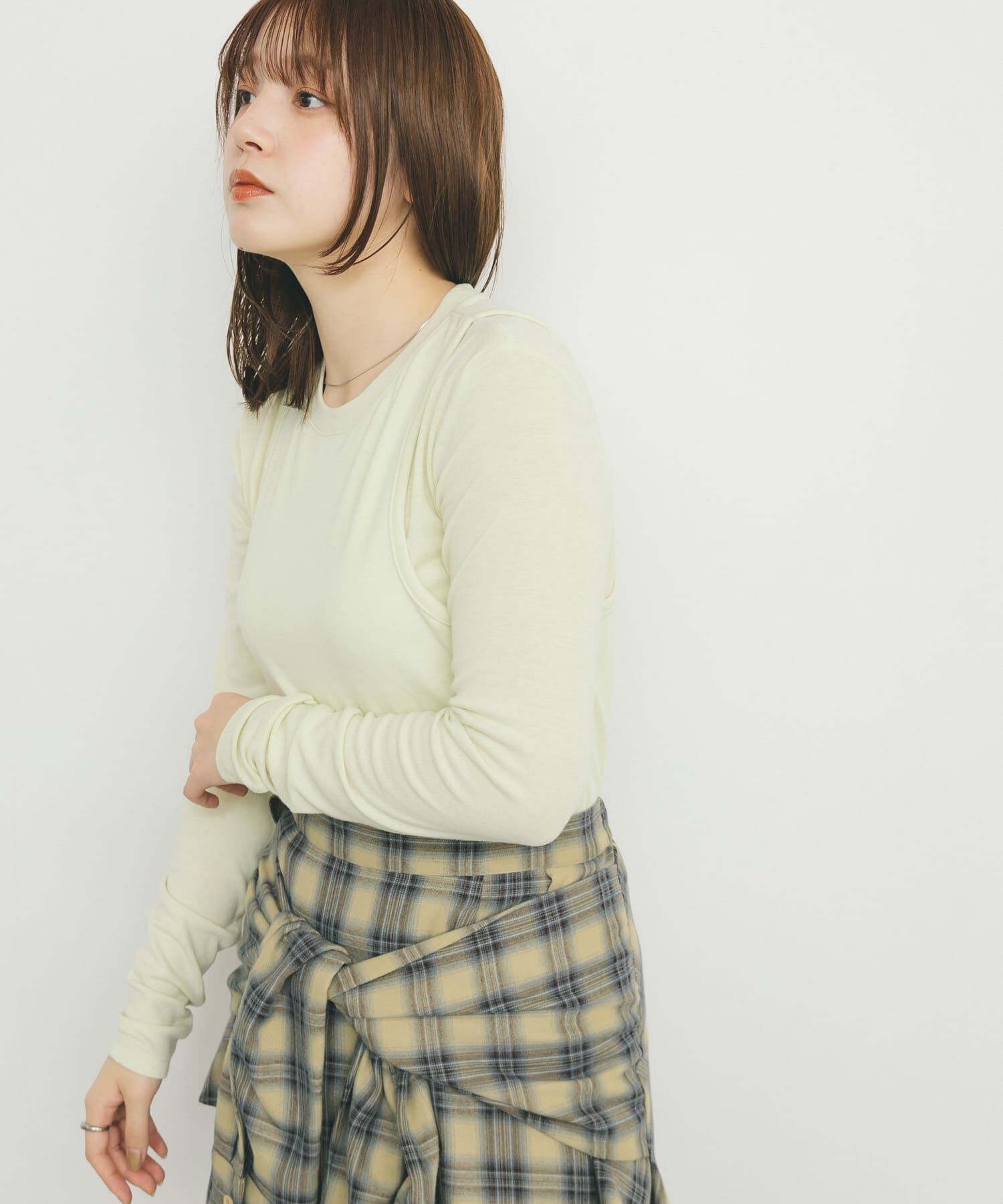  「レイヤードライクロンTEE」|Tシャツ・カットソー|