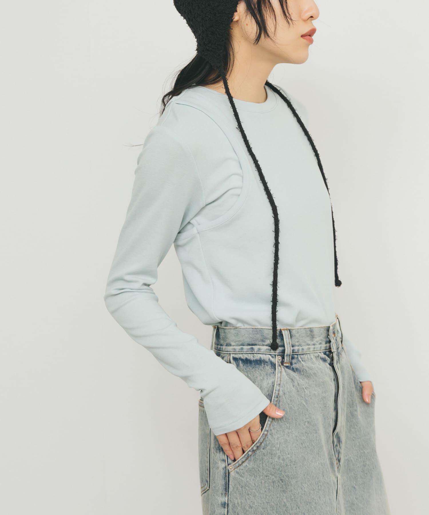  「レイヤードライクロンTEE」|Tシャツ・カットソー|