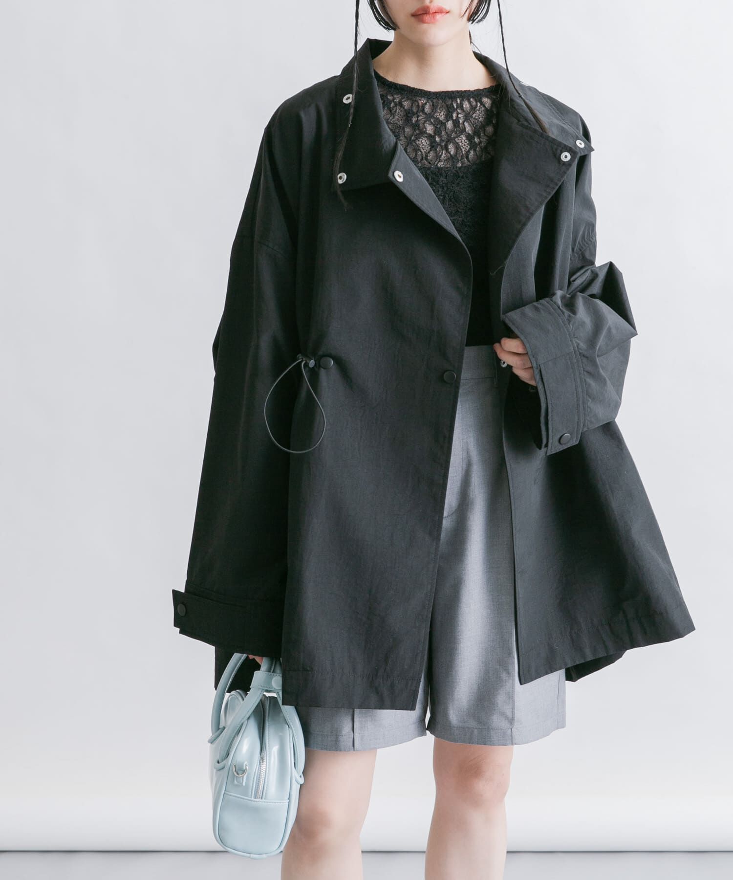  「スタンドカラーBIGナイロンジャケット」|その他|