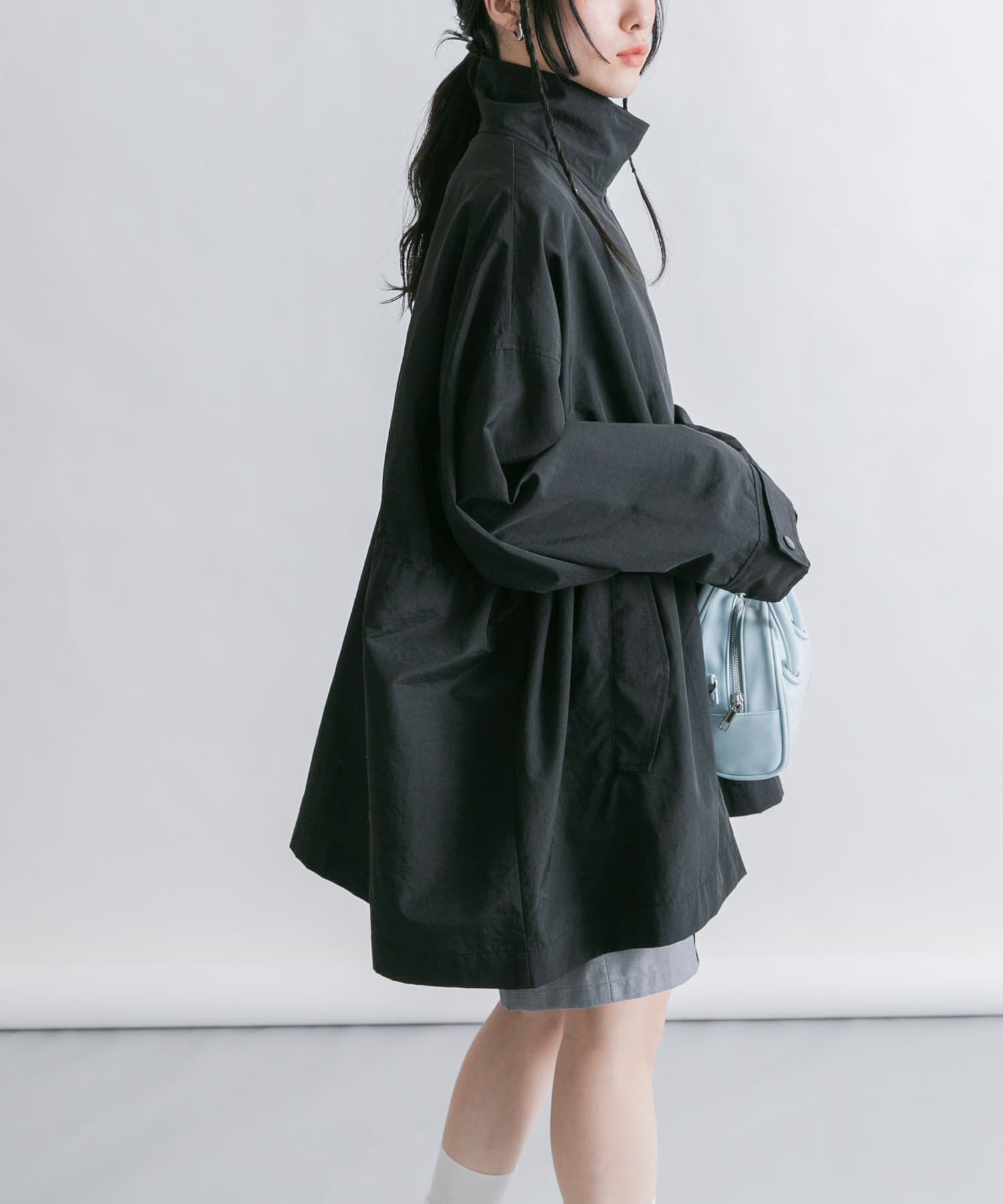  「スタンドカラーBIGナイロンジャケット」|その他|