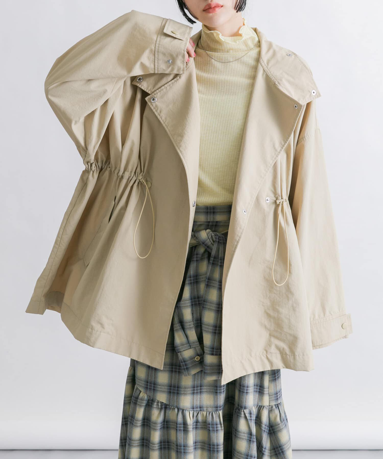  「スタンドカラーBIGナイロンジャケット」|その他|