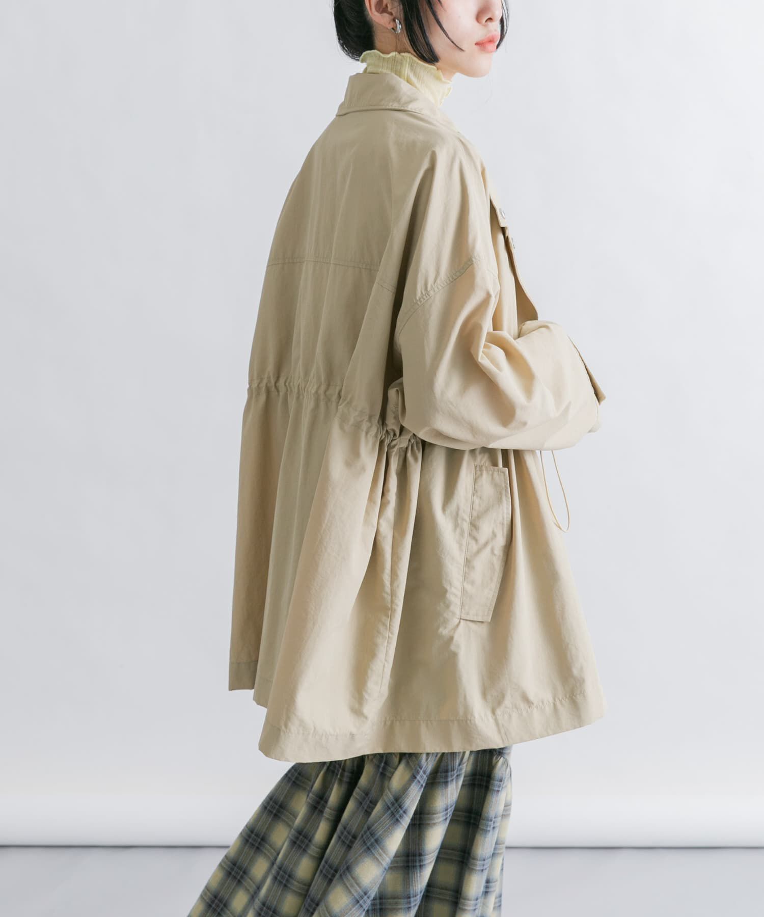  「スタンドカラーBIGナイロンジャケット」|その他|