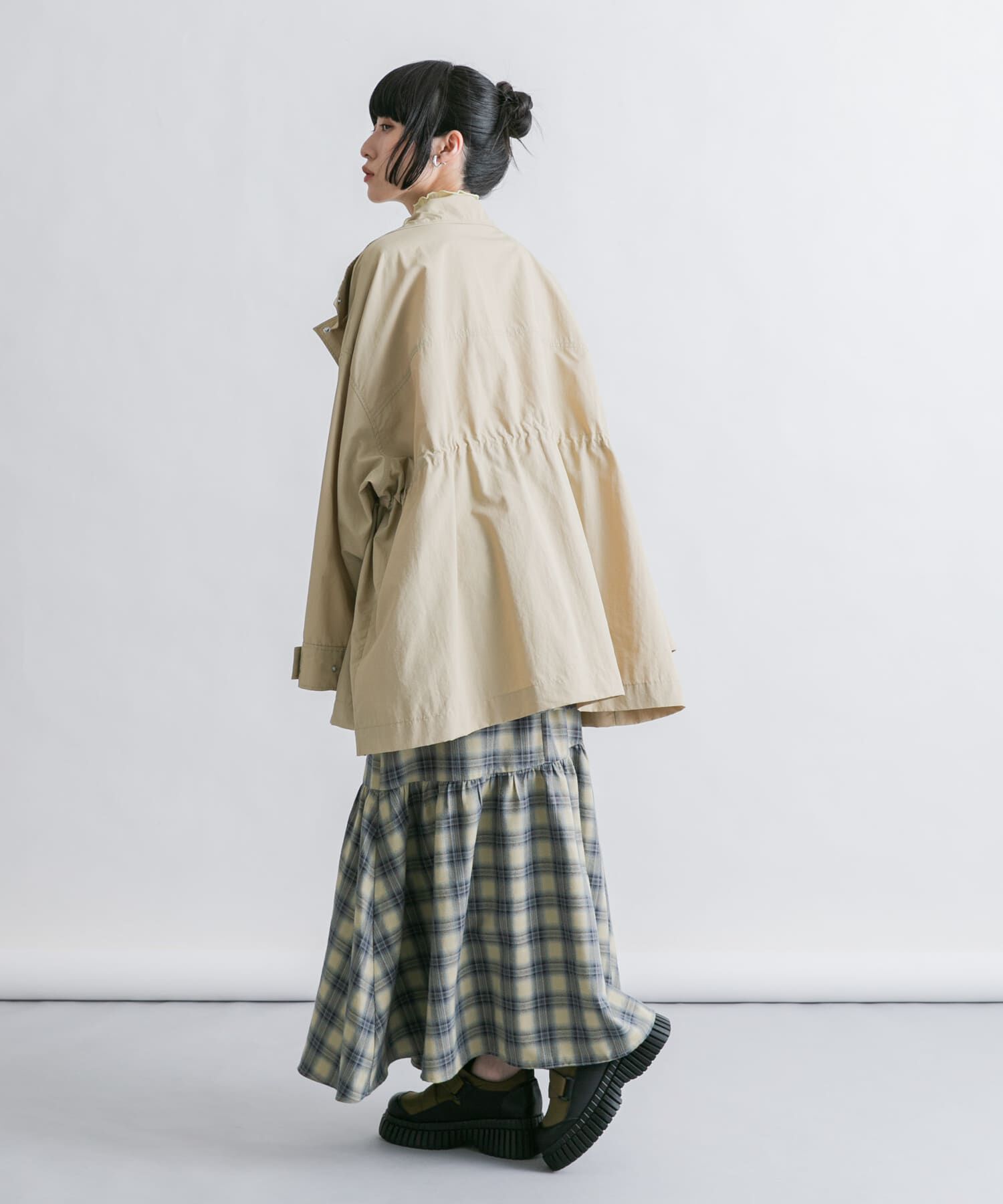  「スタンドカラーBIGナイロンジャケット」|その他|