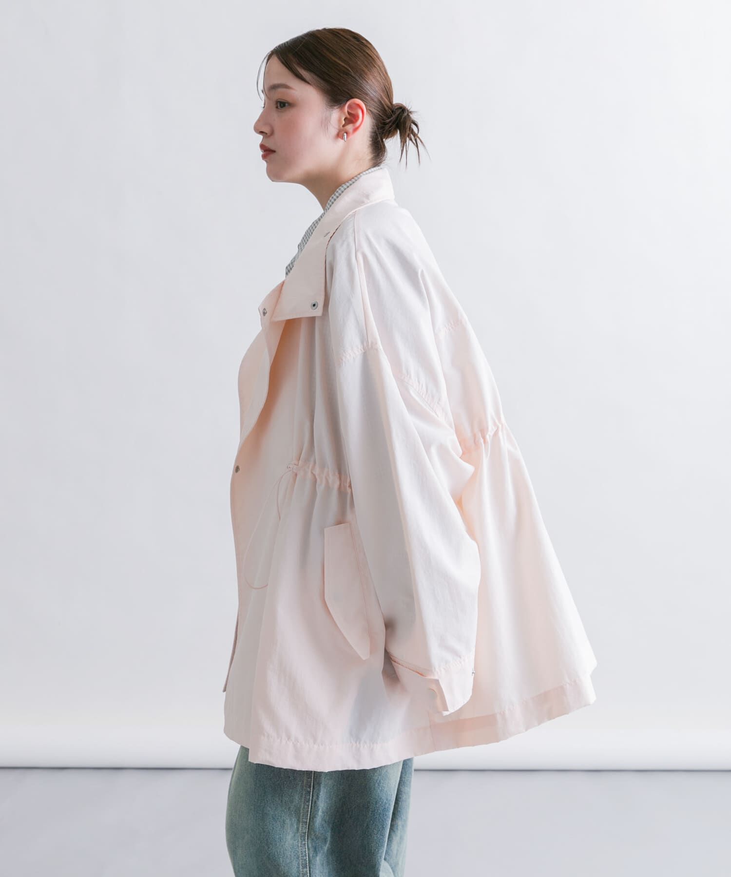  「スタンドカラーBIGナイロンジャケット」|その他|