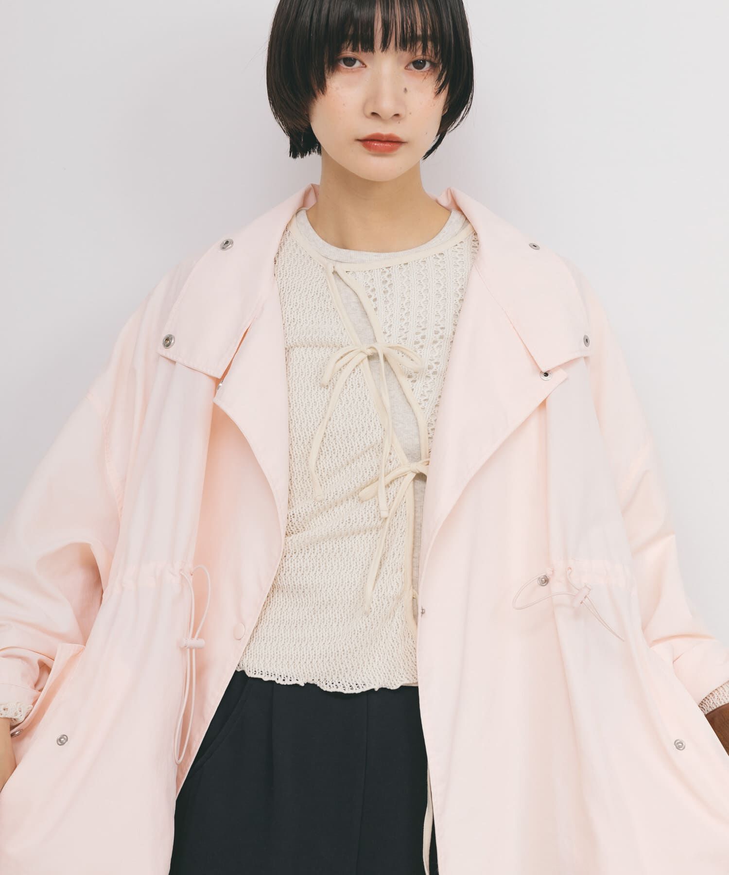  「スタンドカラーBIGナイロンジャケット」|その他|