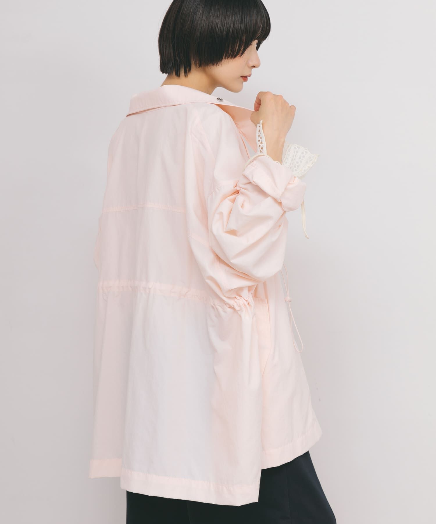  「スタンドカラーBIGナイロンジャケット」|その他|