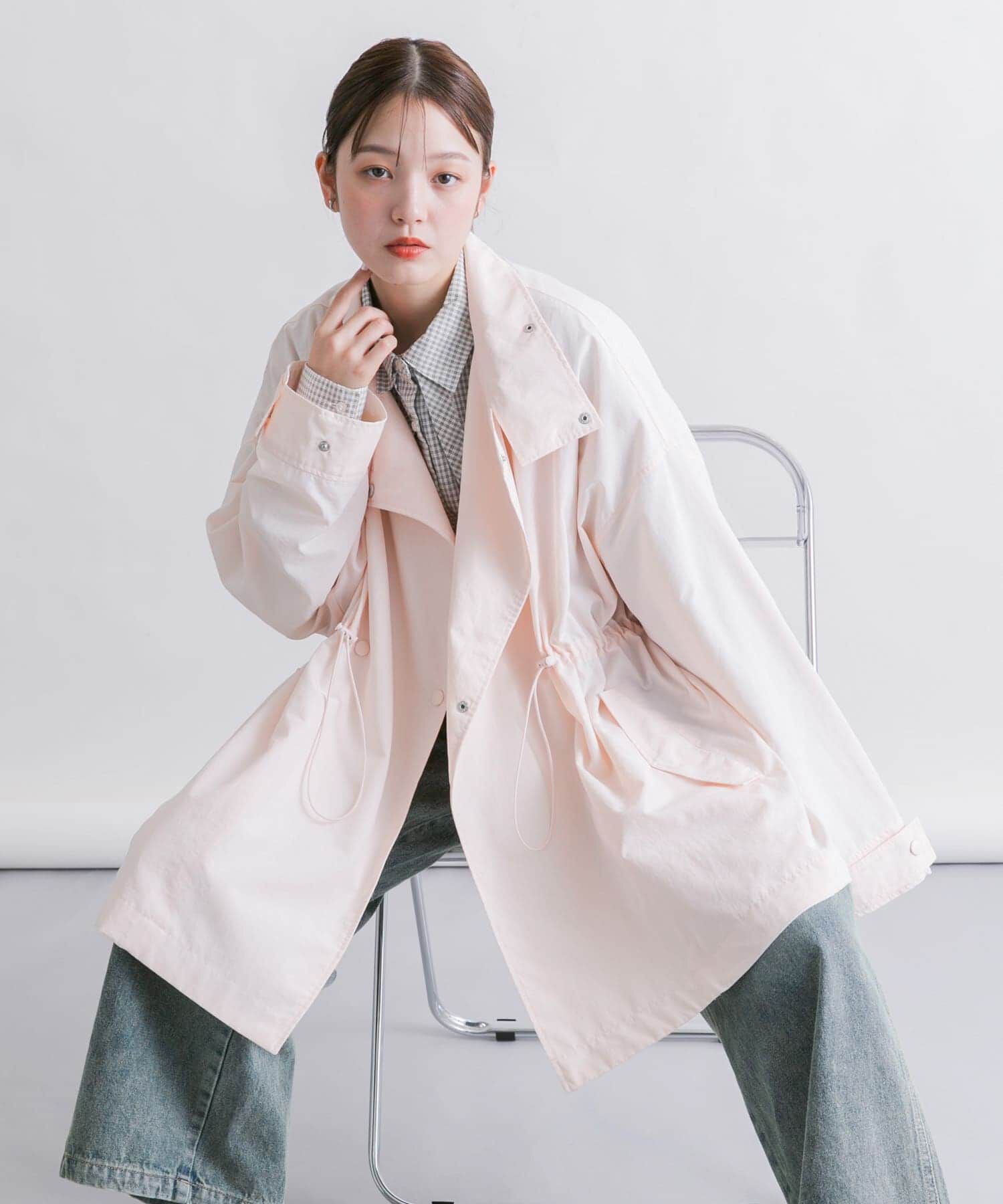  「スタンドカラーBIGナイロンジャケット」|その他|