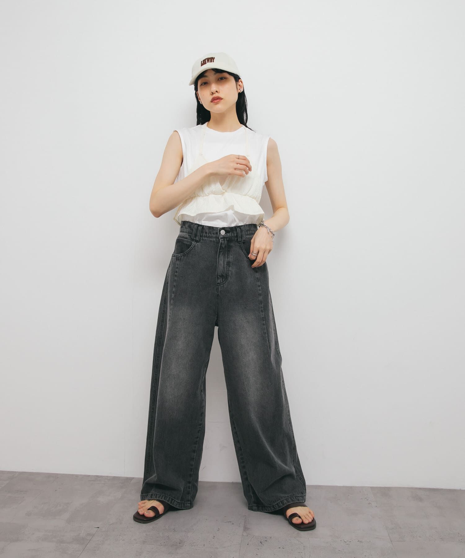  「ビスチェドッキングトップス」|Tシャツ・カットソー|