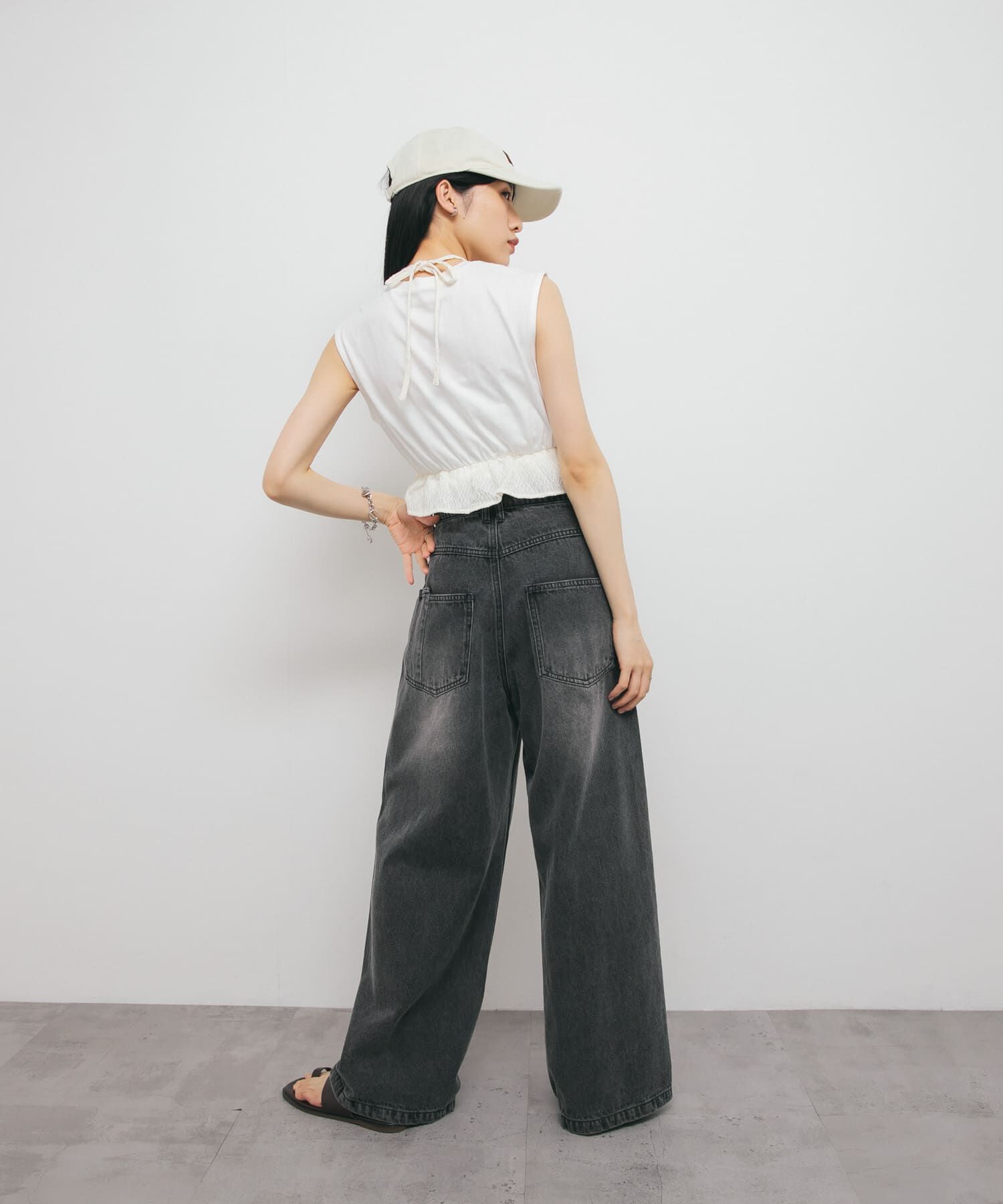  「ビスチェドッキングトップス」|Tシャツ・カットソー|