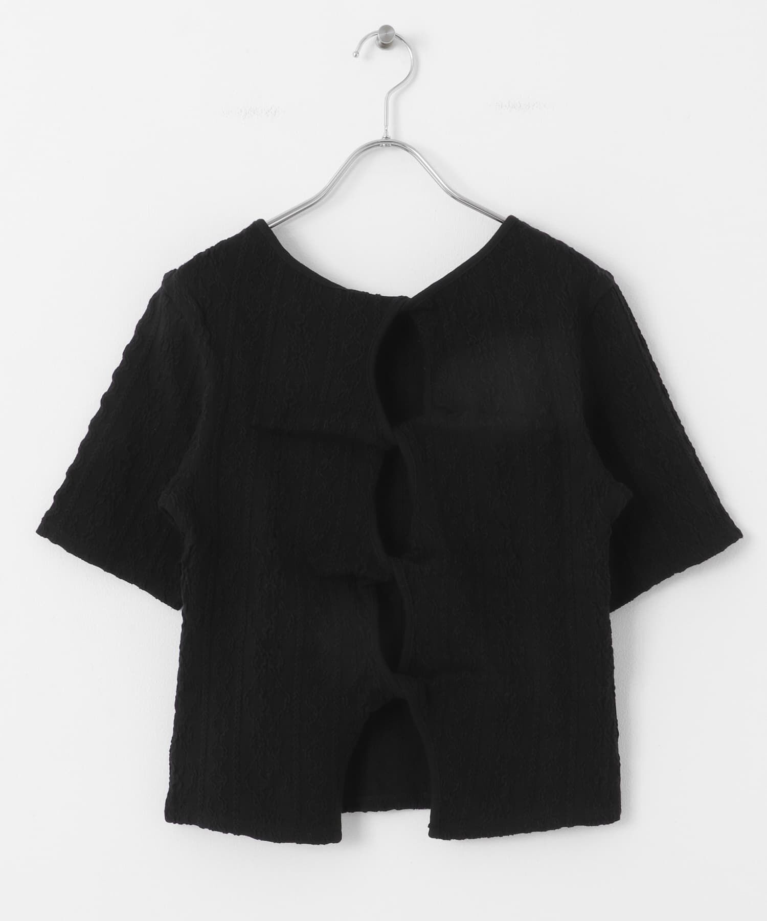  「2WAYケーブルジャカードトップス」|Tシャツ・カットソー|