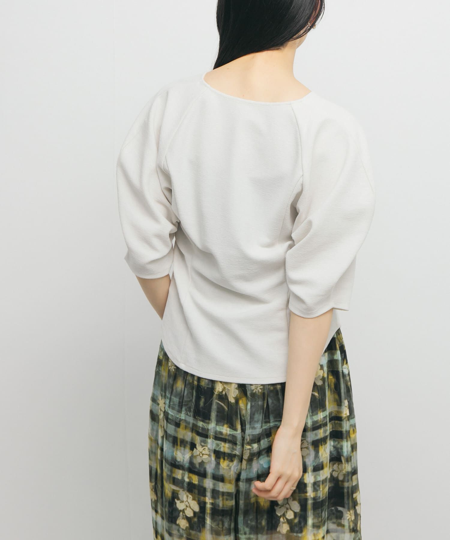  「Uネックブークレトップス」|Tシャツ・カットソー|