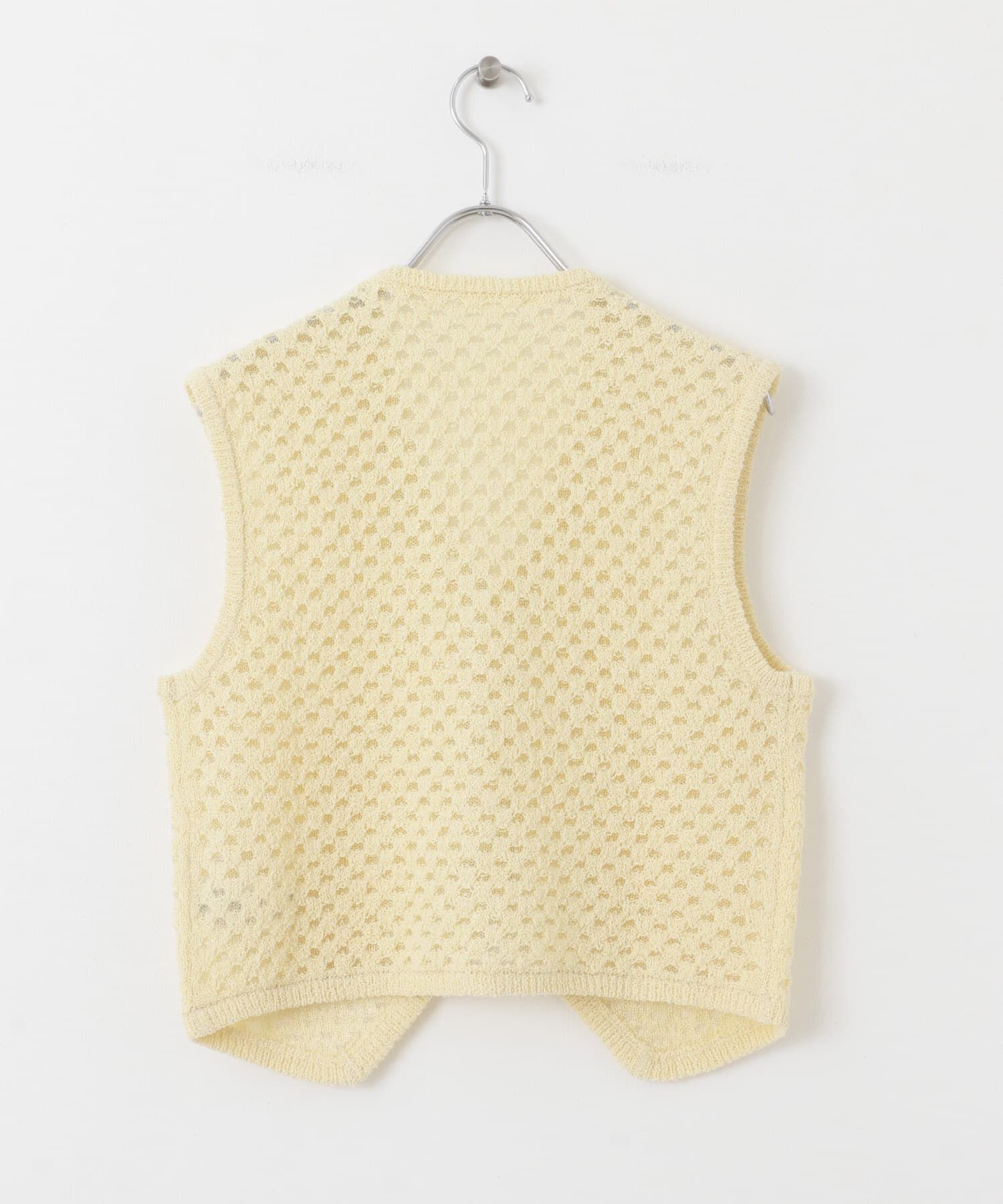  「ループヤーンメッシュベスト」|ベスト・ジレ|