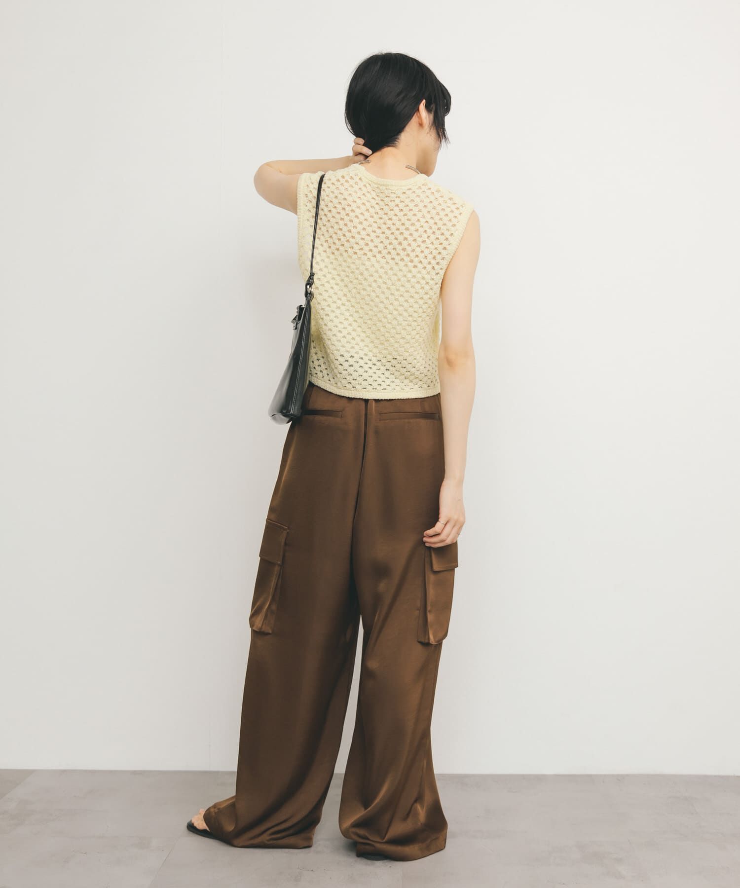  「ループヤーンメッシュベスト」|ベスト・ジレ|