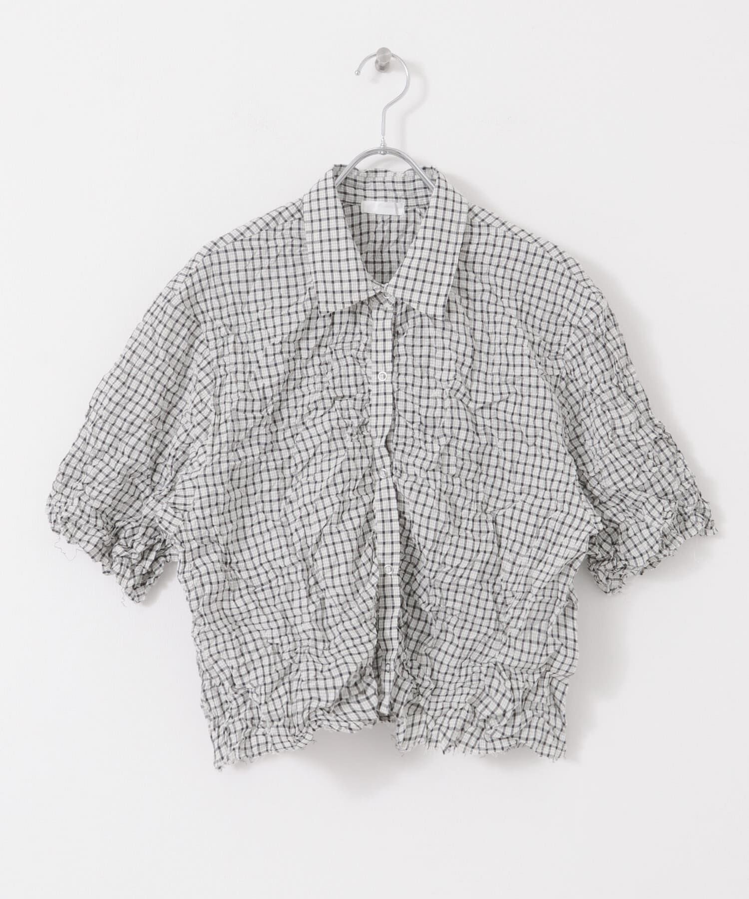  「ワッシャーチェックシャツ」|シャツ・ブラウス|