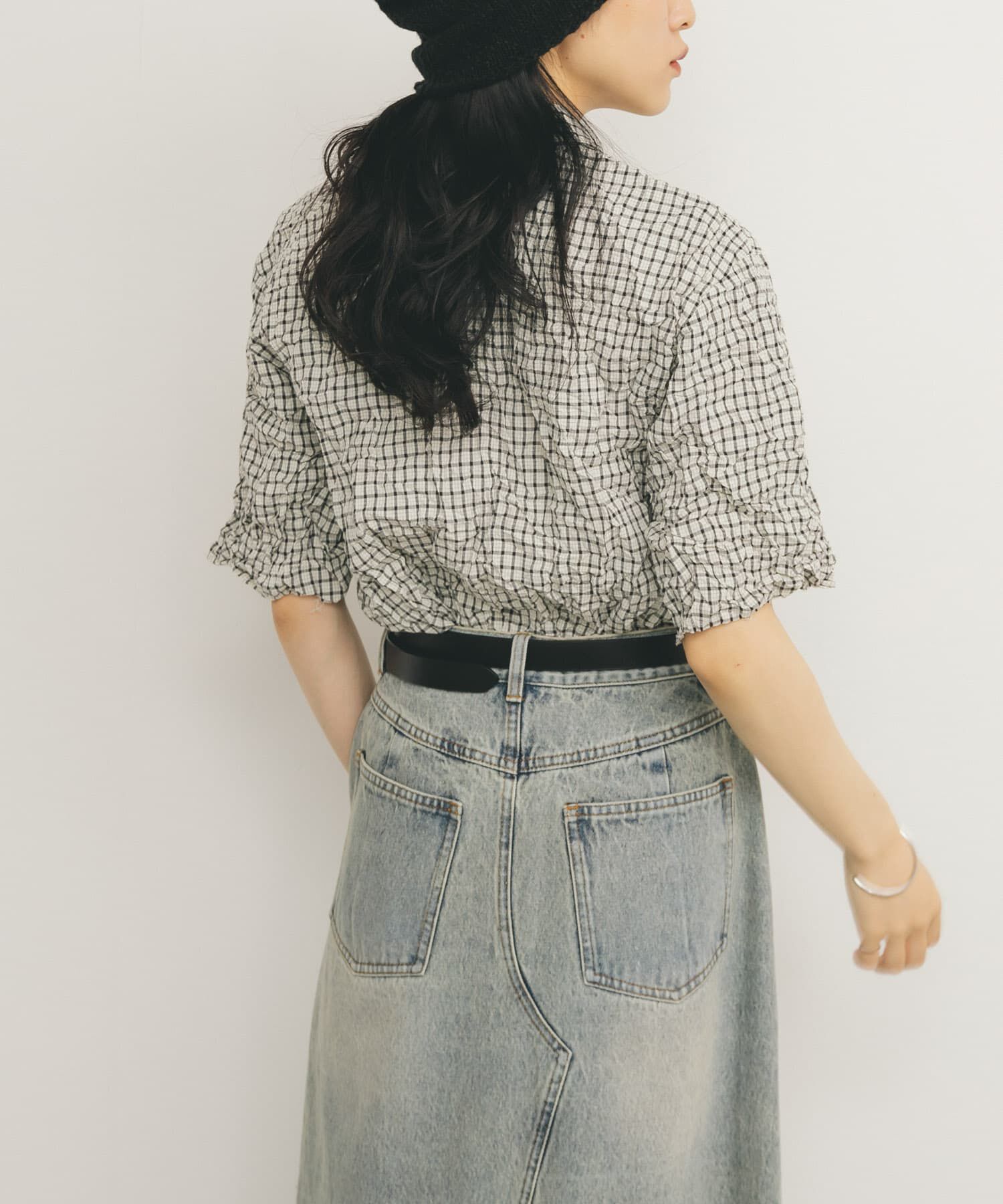  「ワッシャーチェックシャツ」|シャツ・ブラウス|