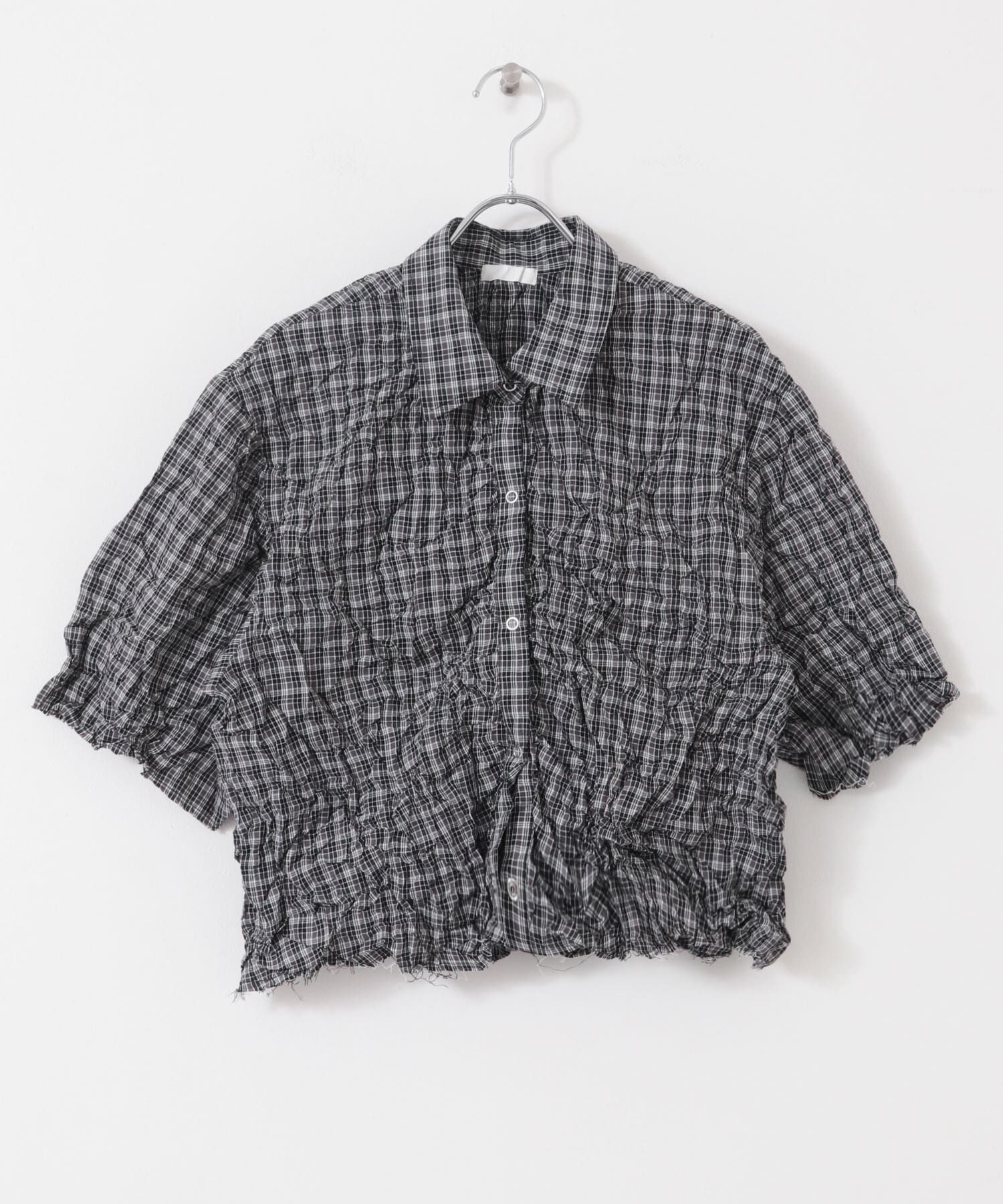  「ワッシャーチェックシャツ」|シャツ・ブラウス|