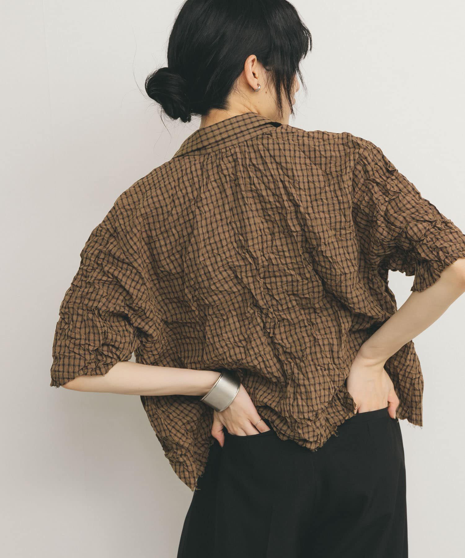  「ワッシャーチェックシャツ」|シャツ・ブラウス|