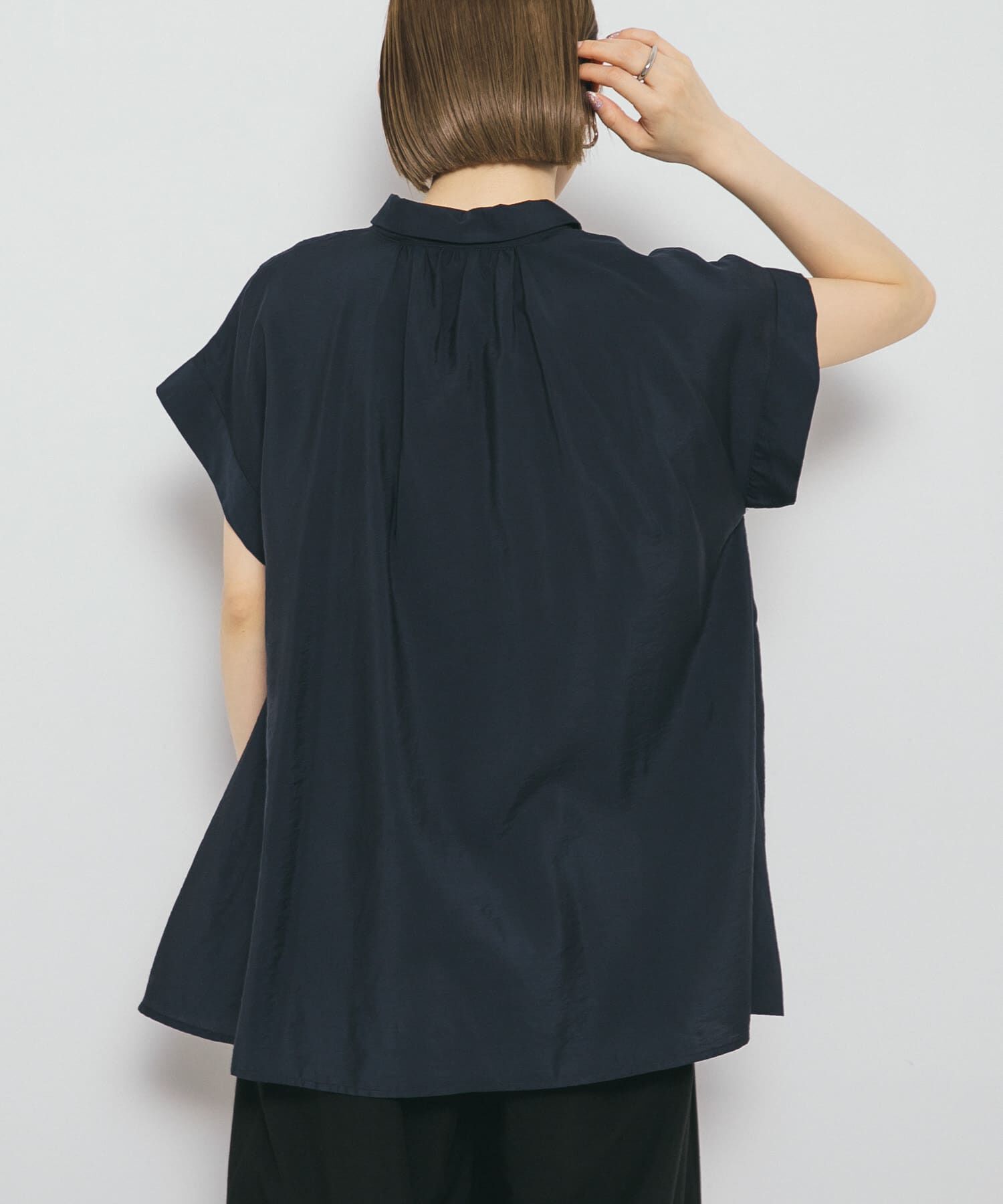  「スリーブレスタックフレアブラウス」|シャツ・ブラウス|