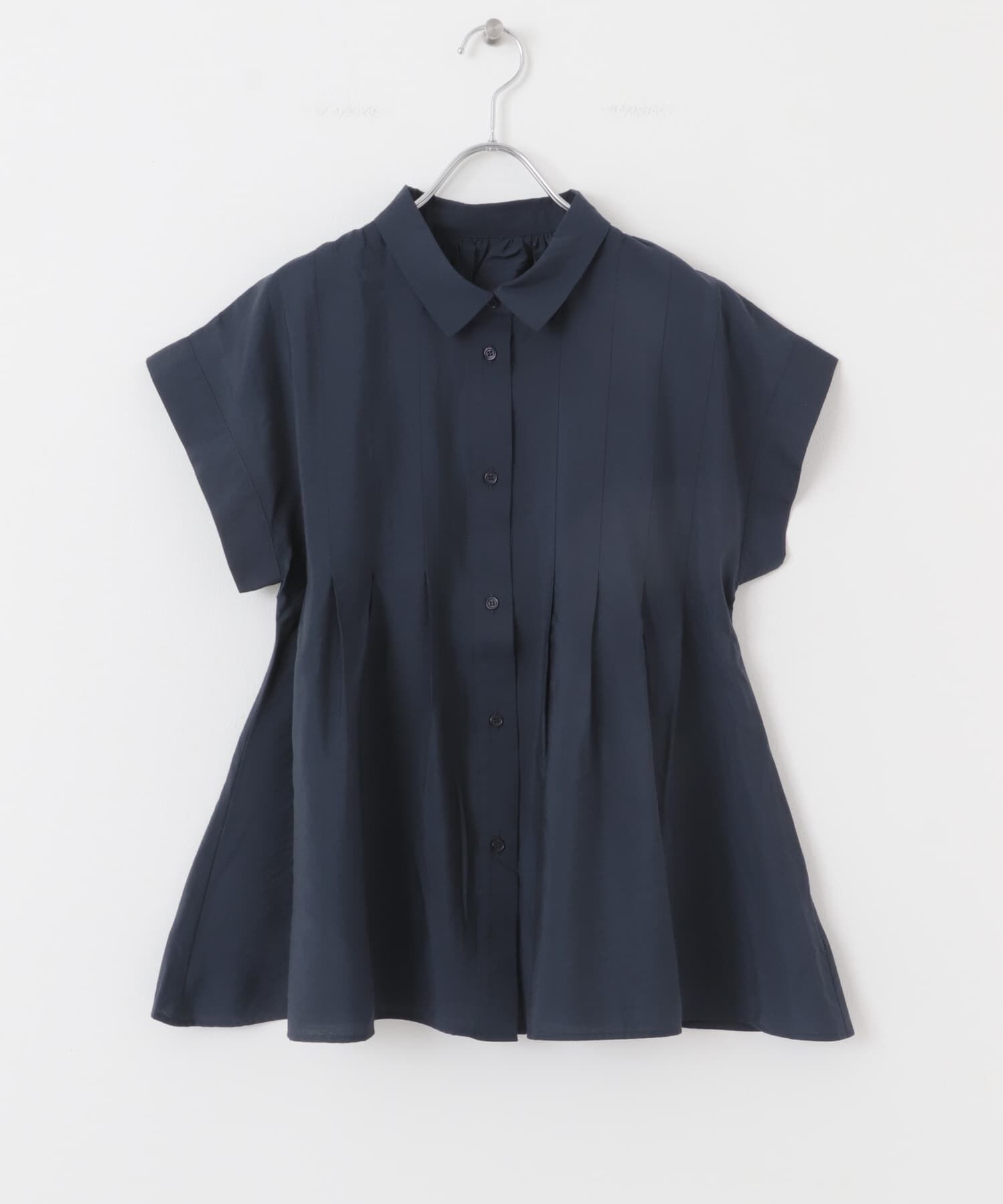  「スリーブレスタックフレアブラウス」|シャツ・ブラウス|