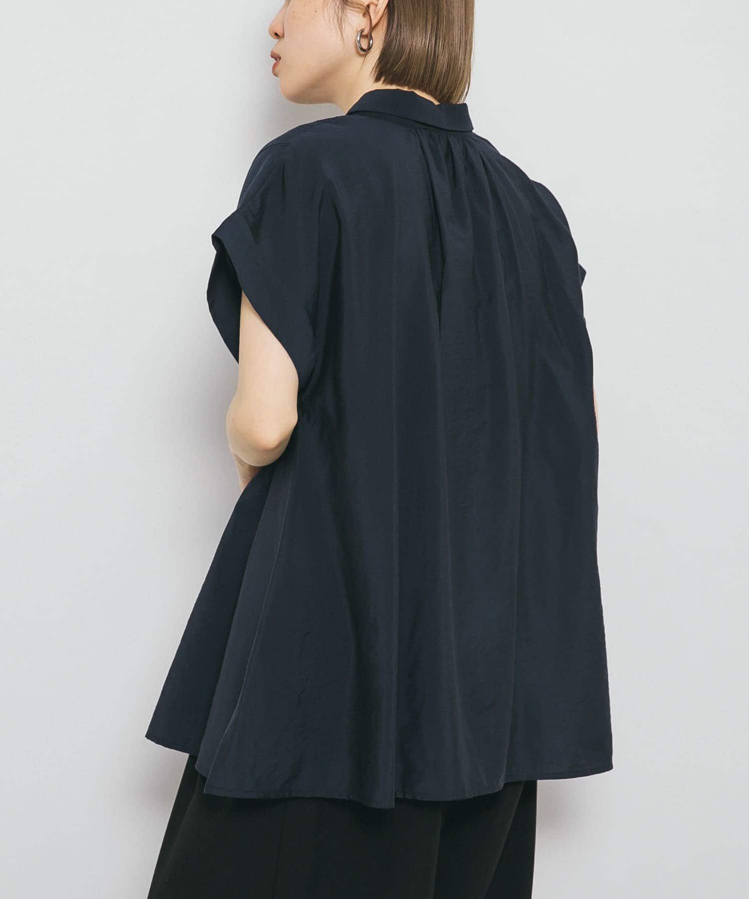  「スリーブレスタックフレアブラウス」|シャツ・ブラウス|