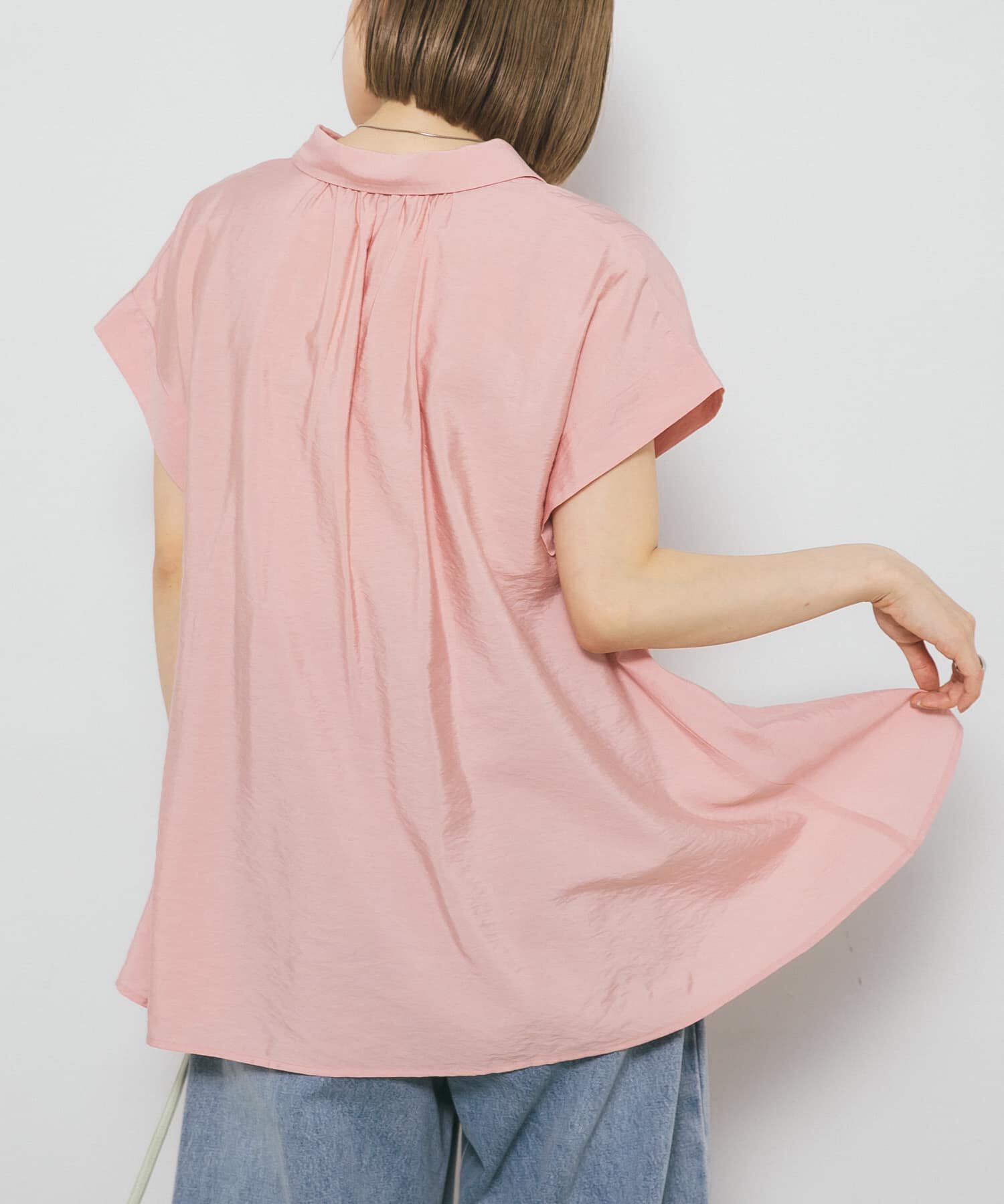  「スリーブレスタックフレアブラウス」|シャツ・ブラウス|