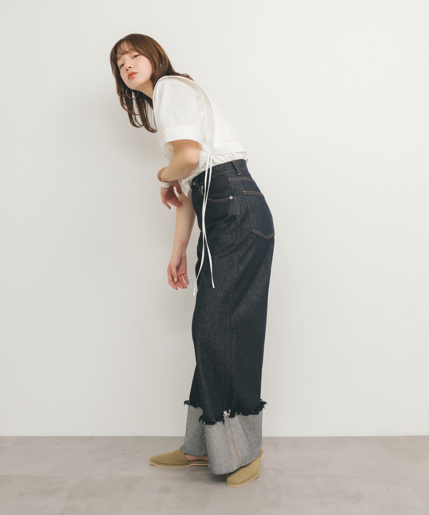  「パイピングレイヤードシャツ」|シャツ・ブラウス|