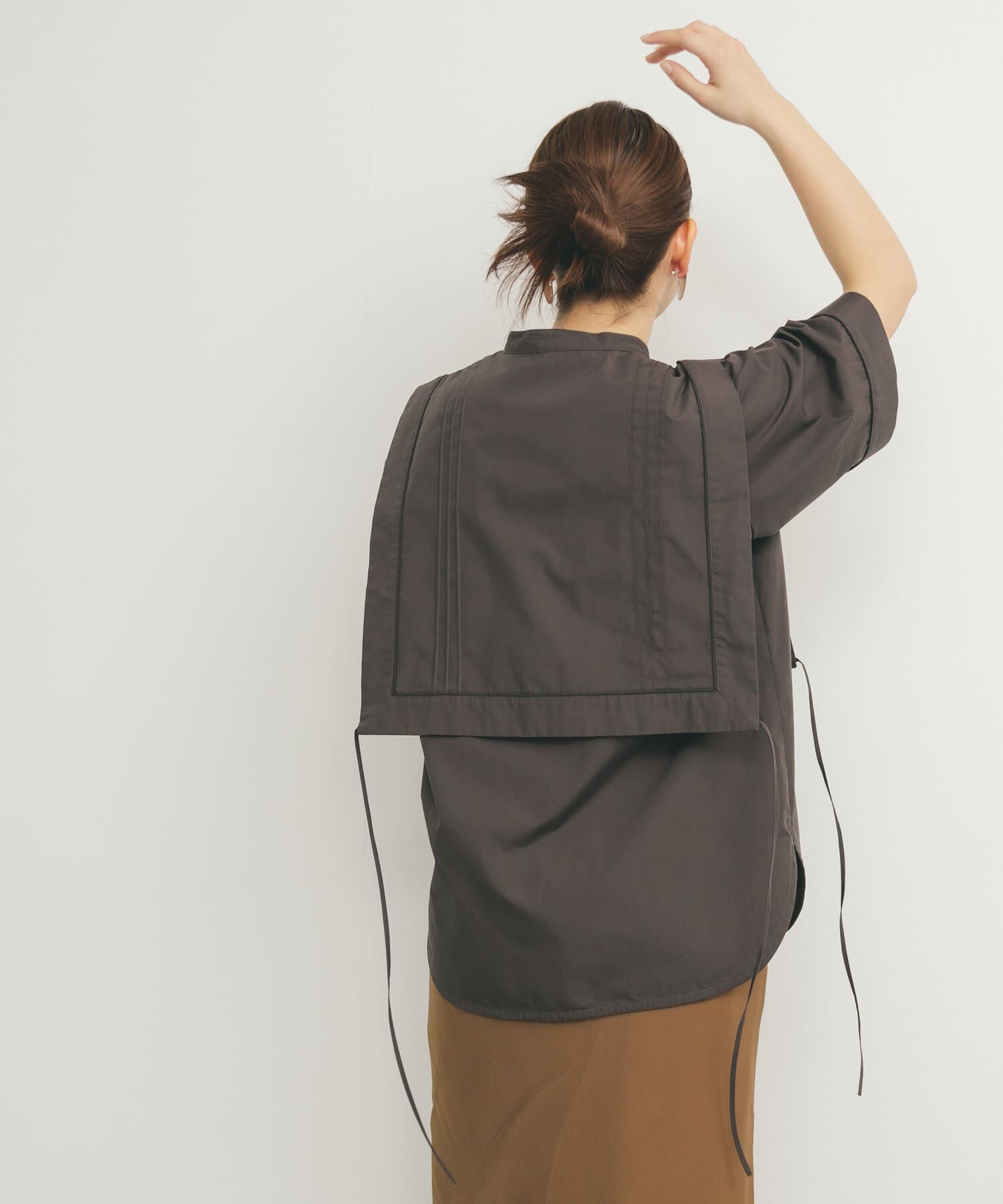  「パイピングレイヤードシャツ」|シャツ・ブラウス|