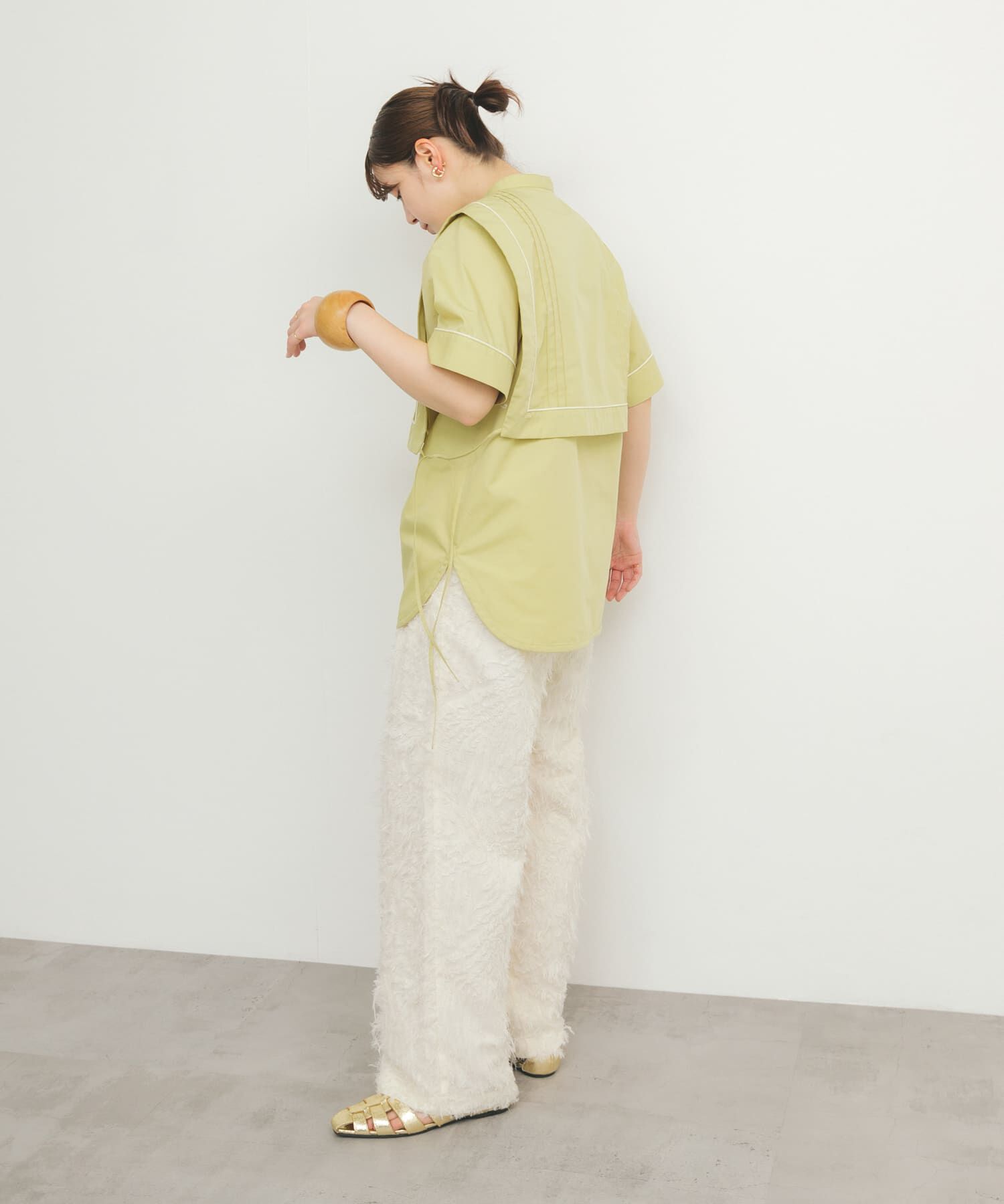  「パイピングレイヤードシャツ」|シャツ・ブラウス|