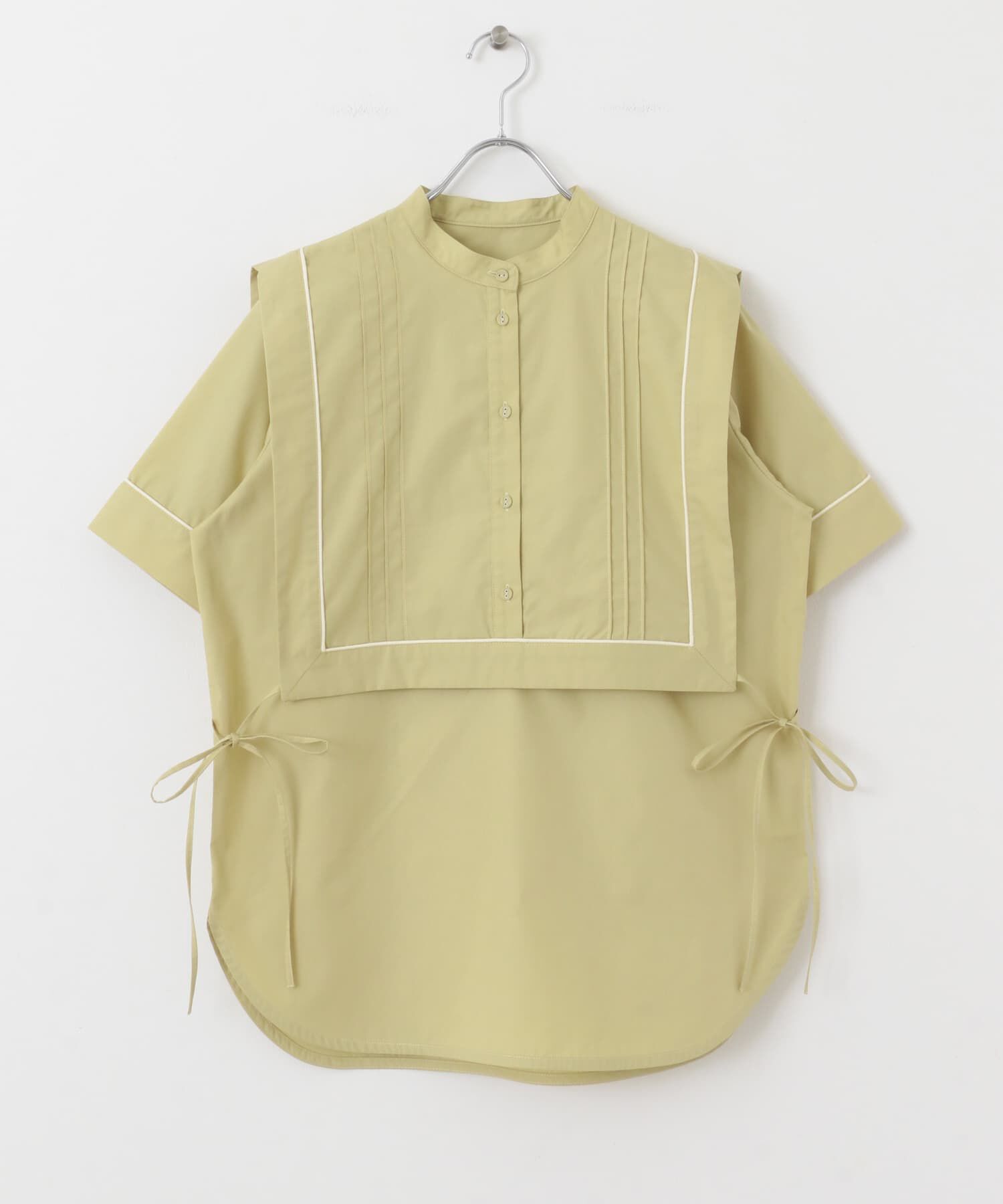  「パイピングレイヤードシャツ」|シャツ・ブラウス|