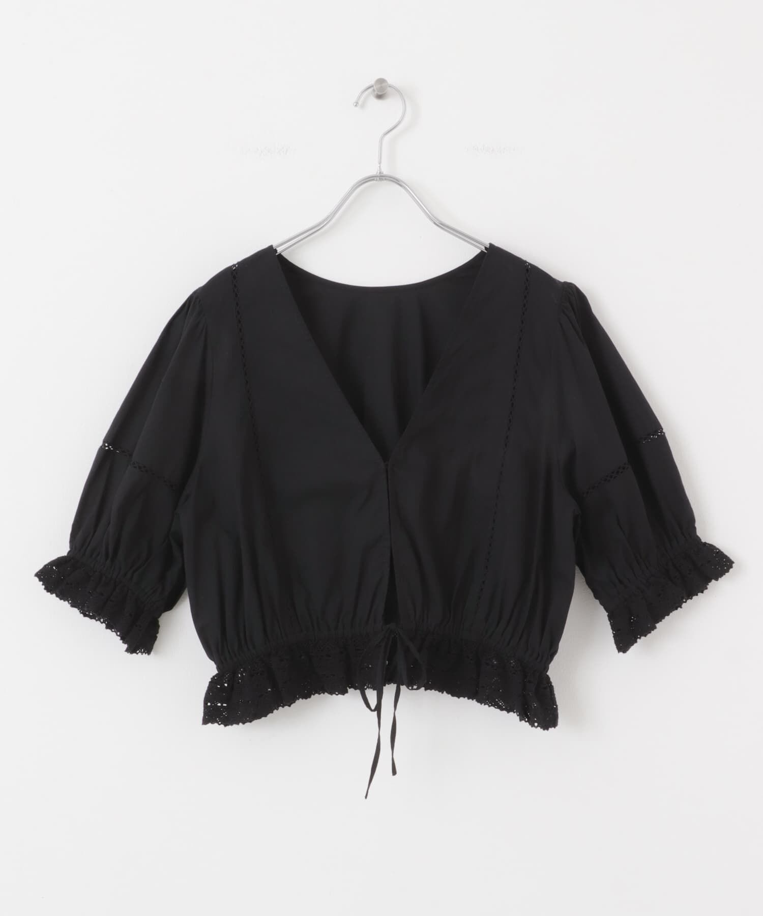  「2WAYコンパクトレースブラウス」|シャツ・ブラウス|