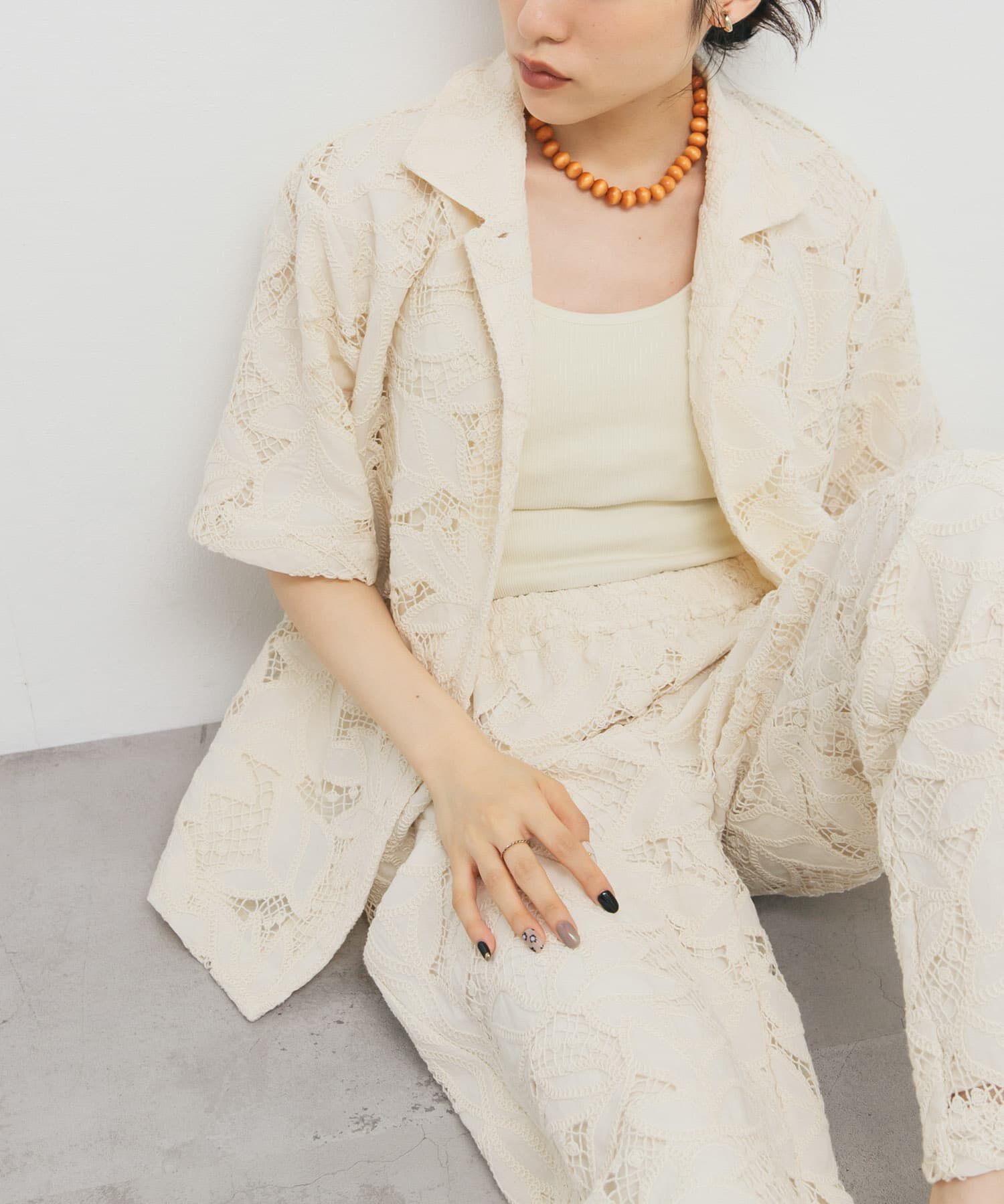  「ケミカルレースBIGシャツ」|シャツ・ブラウス|